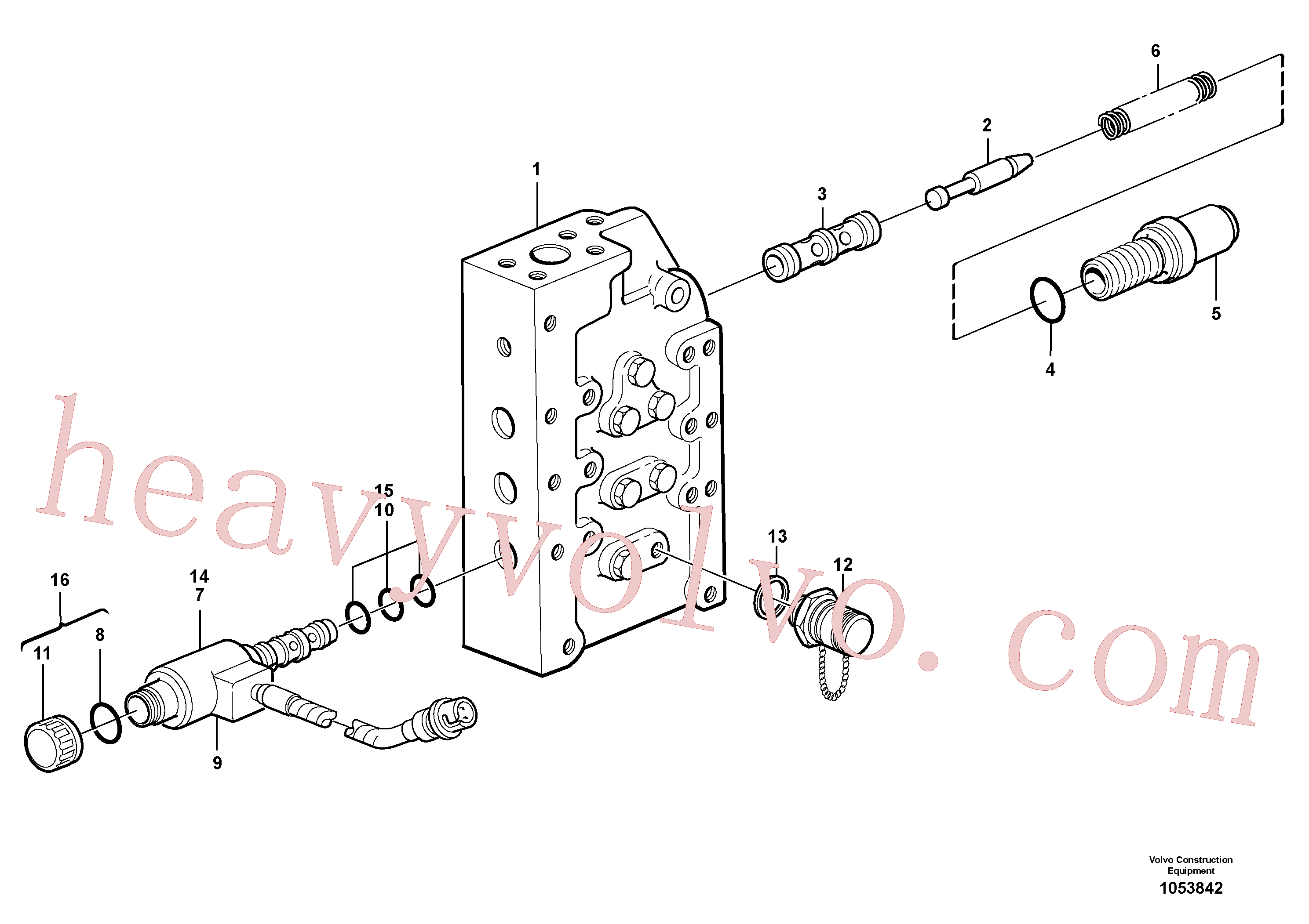 China Made VOE11144019 Solenoid valve parts for Volvo Excavator