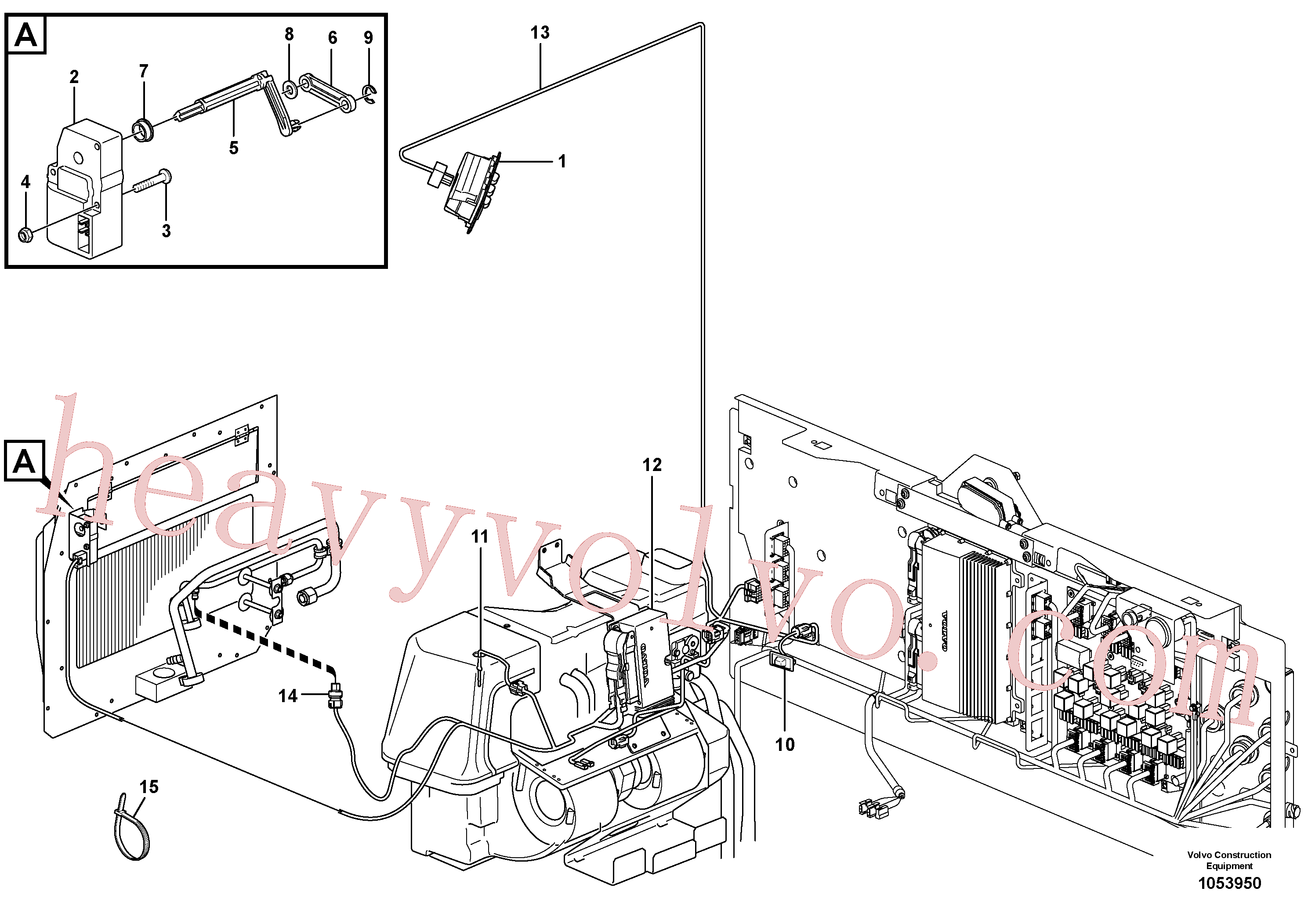 VOE14102589 Retaining ring for Volvo Excavator spare