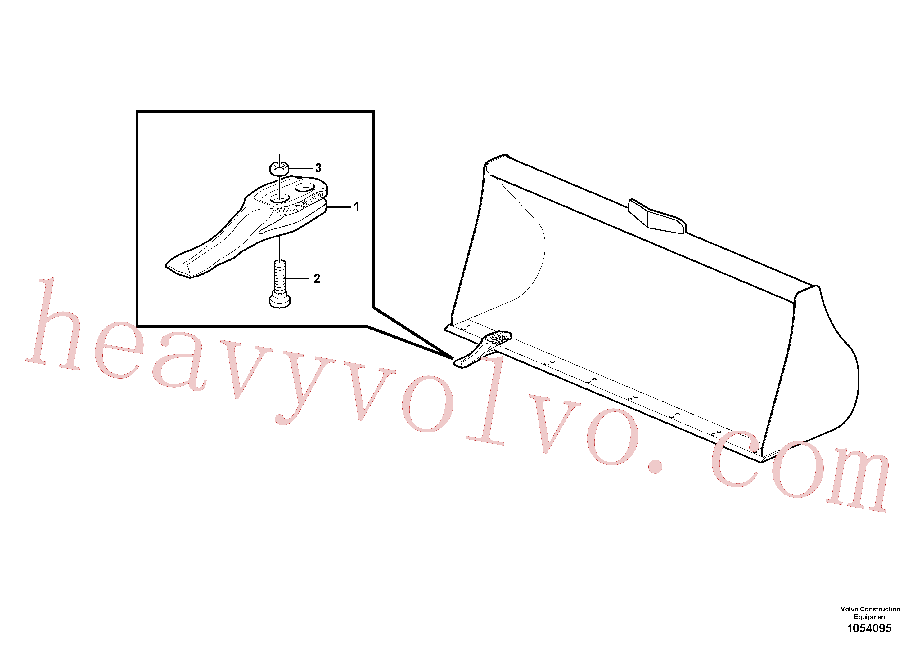 Wholesale VOE979022 Hexagon nut for Volvo Excavator