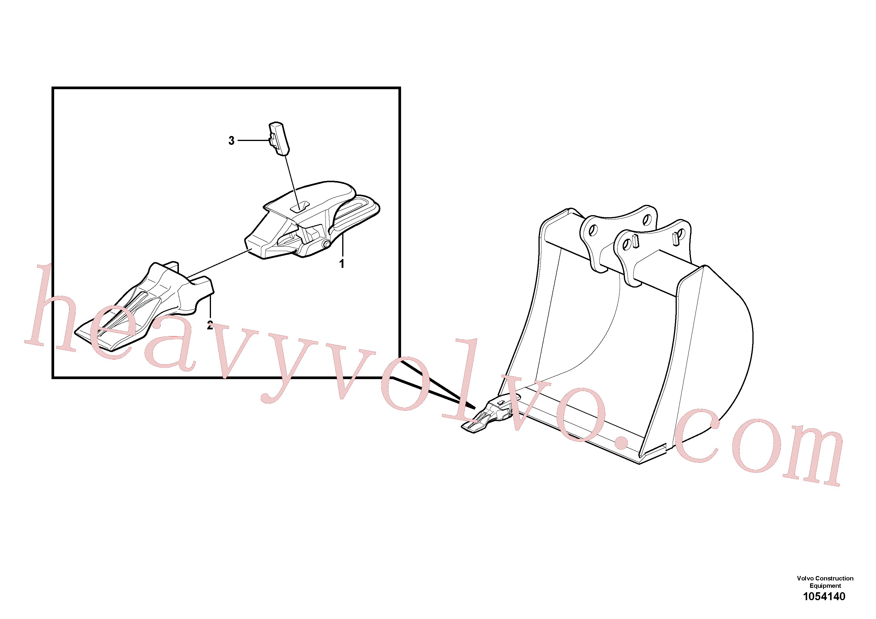 Wholesale VOE15603422 Locking pin for Volvo Excavator