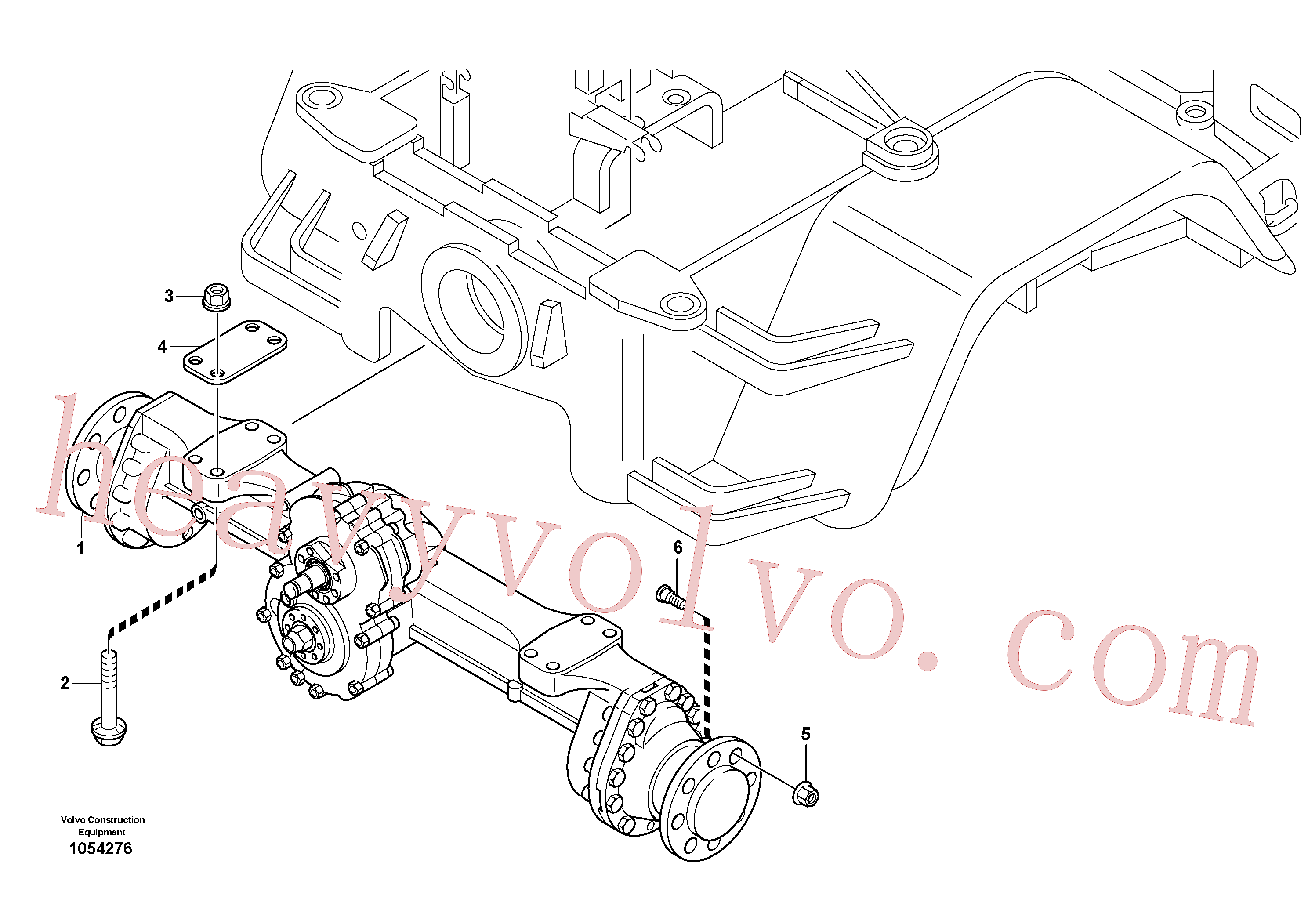 China Made ZM2809117 Wheel nut parts for Volvo Excavator