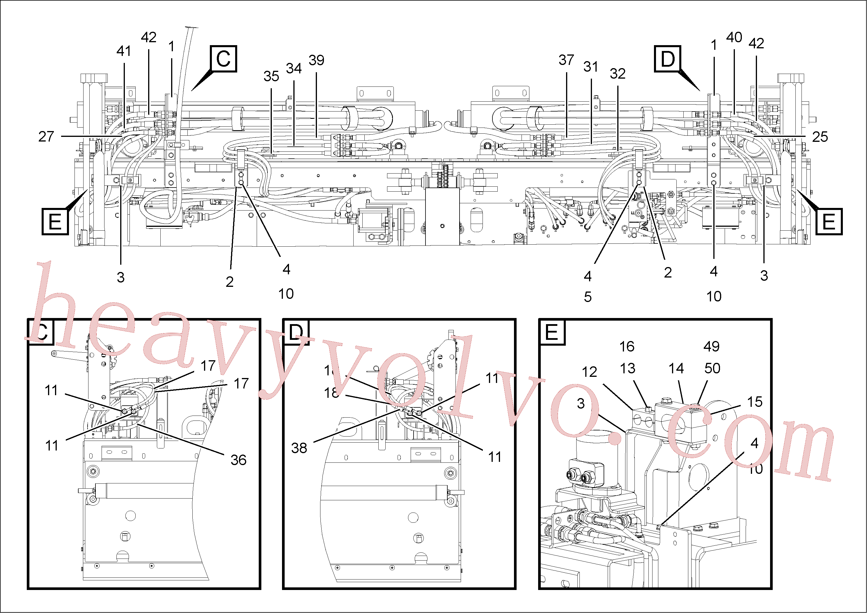 RM20188645 Bolt for Volvo Excavator spare