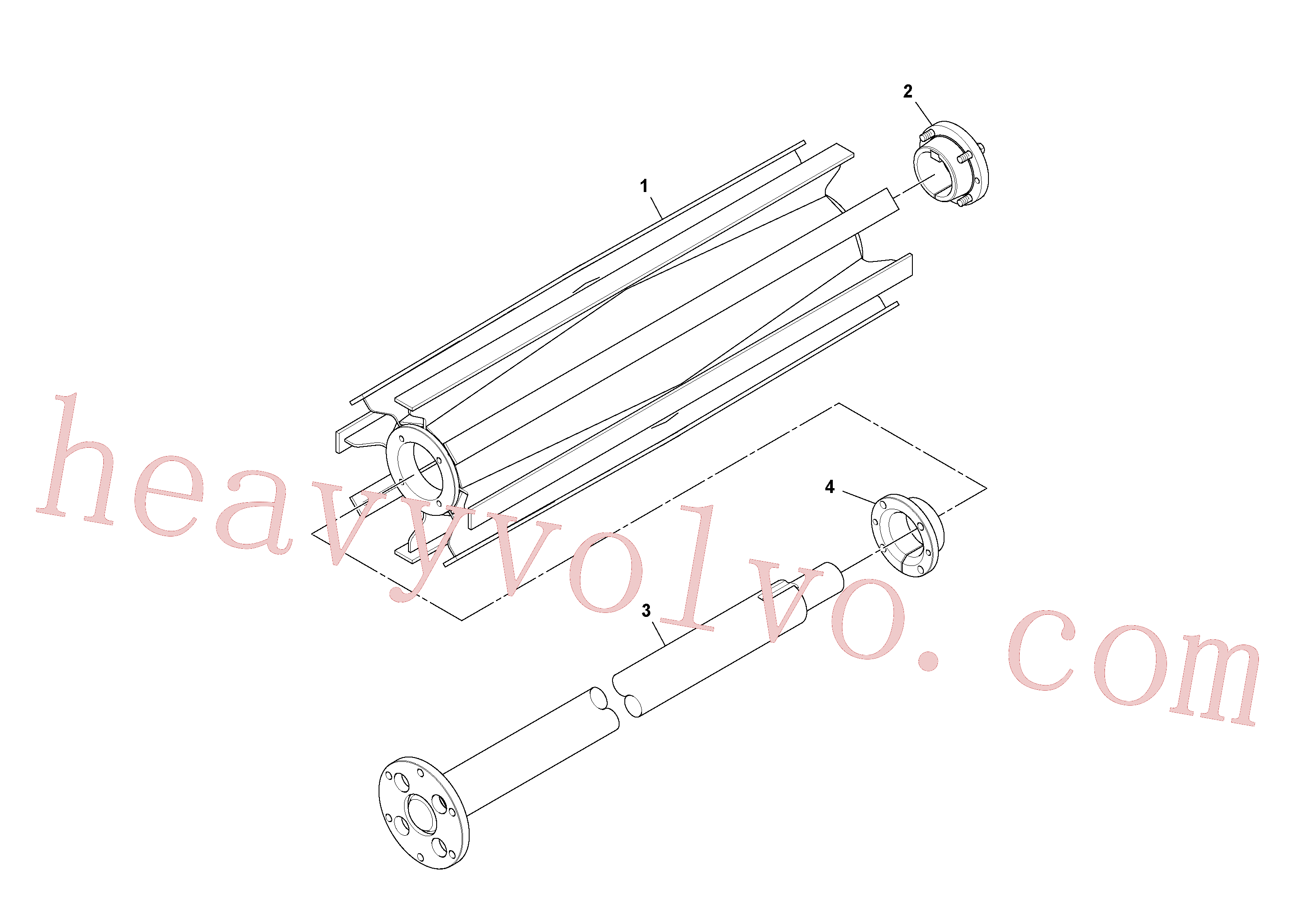 Wholesale RM46646055 Shaft for Volvo Excavator
