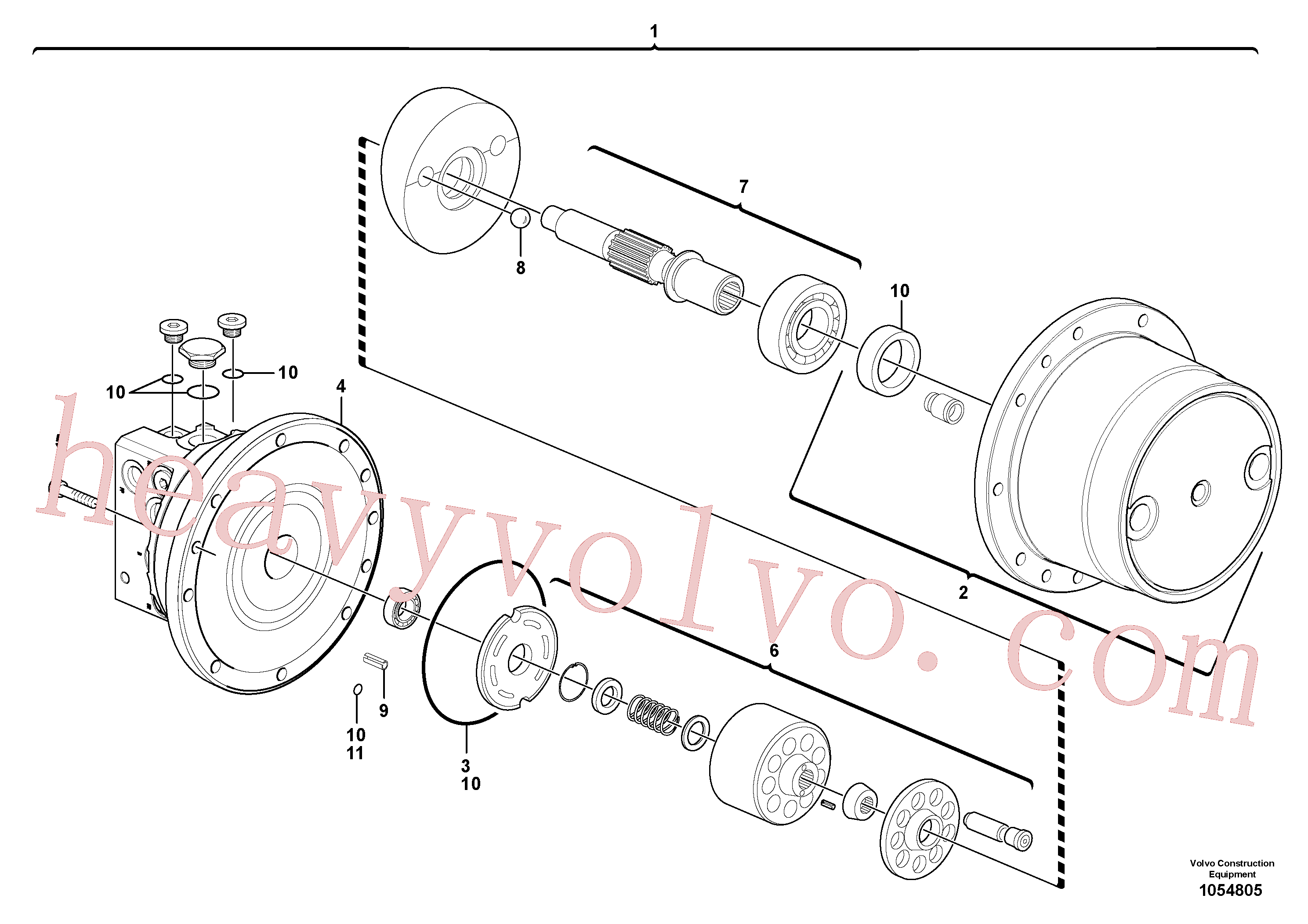Volvo excavator part VOE15160057 Distributor for sale