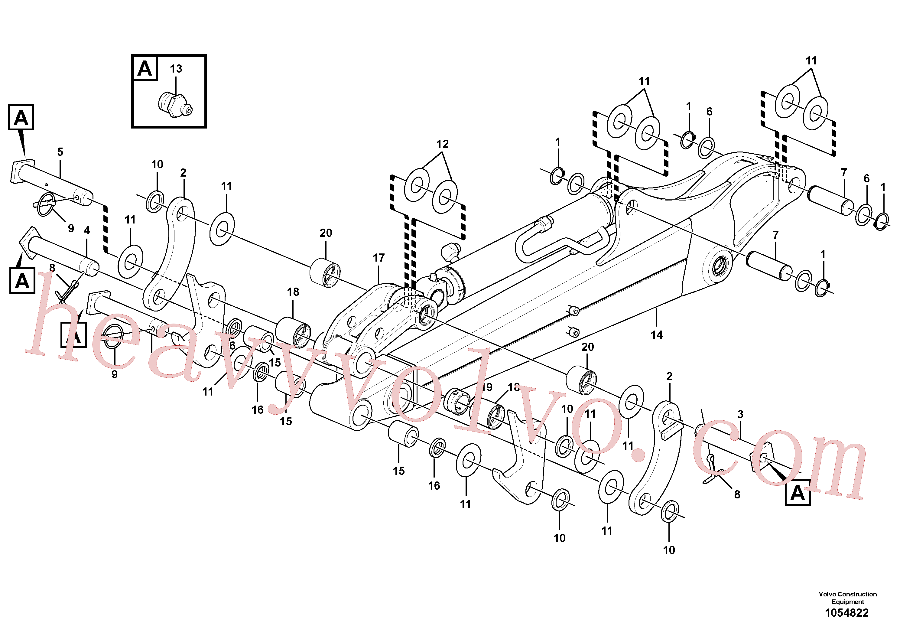 Volvo VOE11805702 Spacer aftermarket part for sale