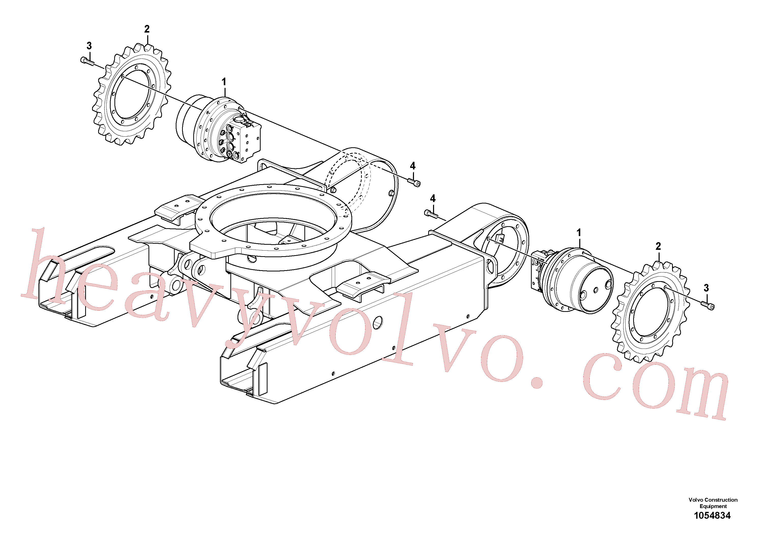 VOE11806465 Sprocket wheel for Volvo Excavator Parts
