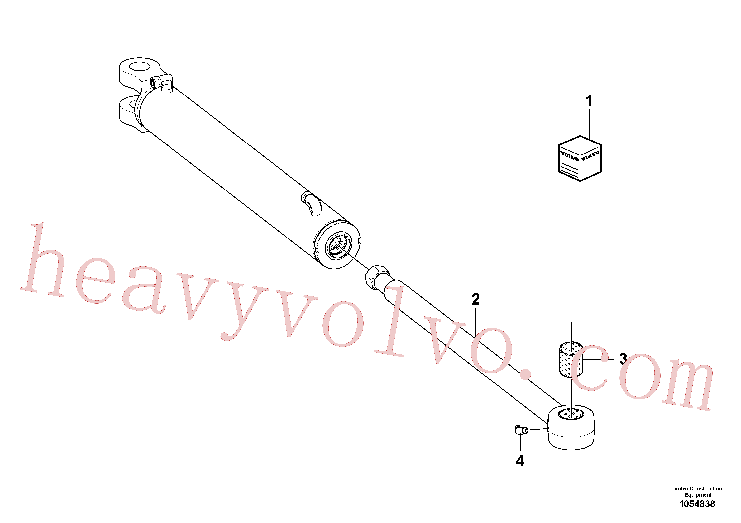 VOE15618744 Hydraulic cylinder for Volvo Excavator Parts