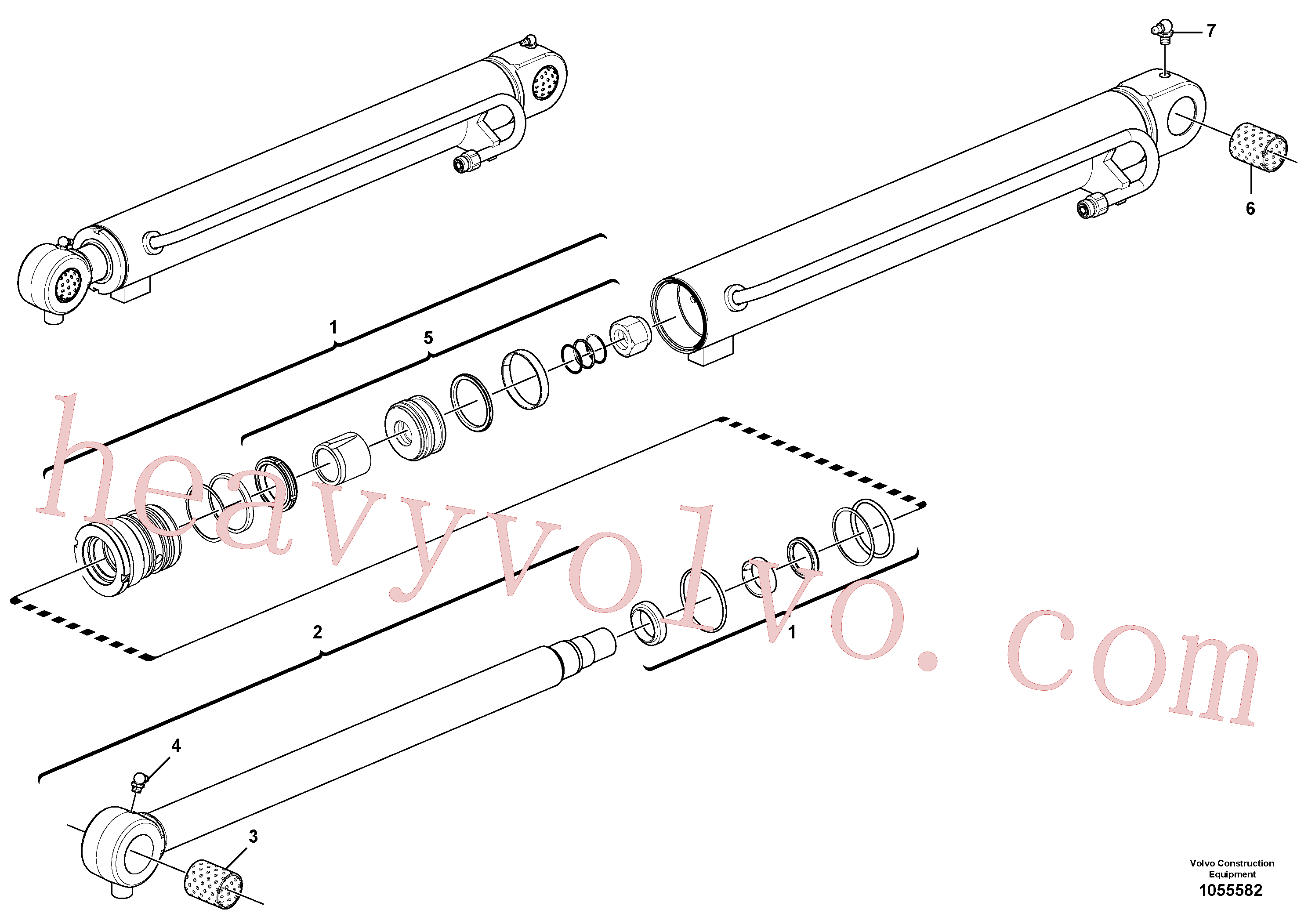 China Made VOE15163175 Rod parts for Volvo Excavator