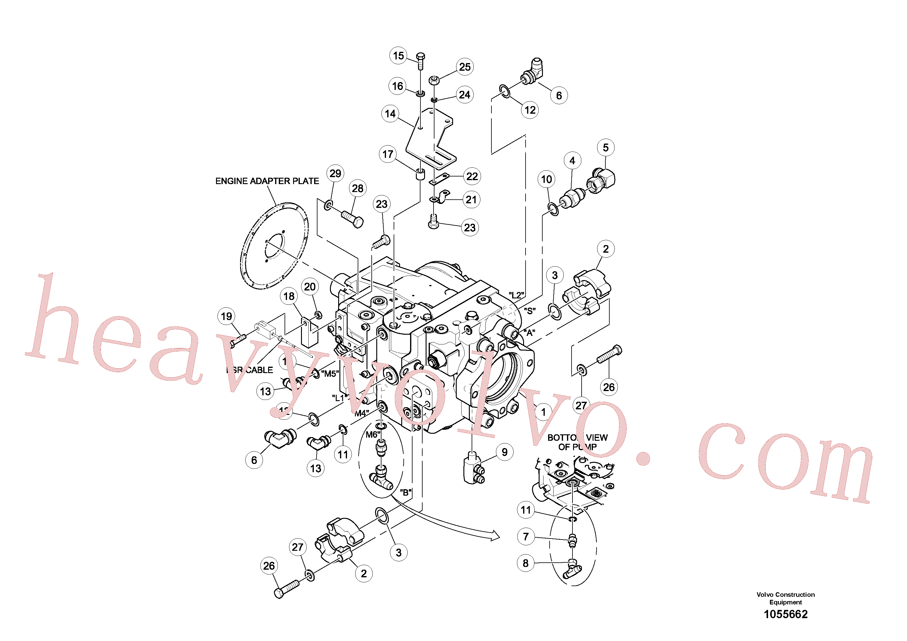 RM95343737 O-ring kit for Volvo Excavator spare
