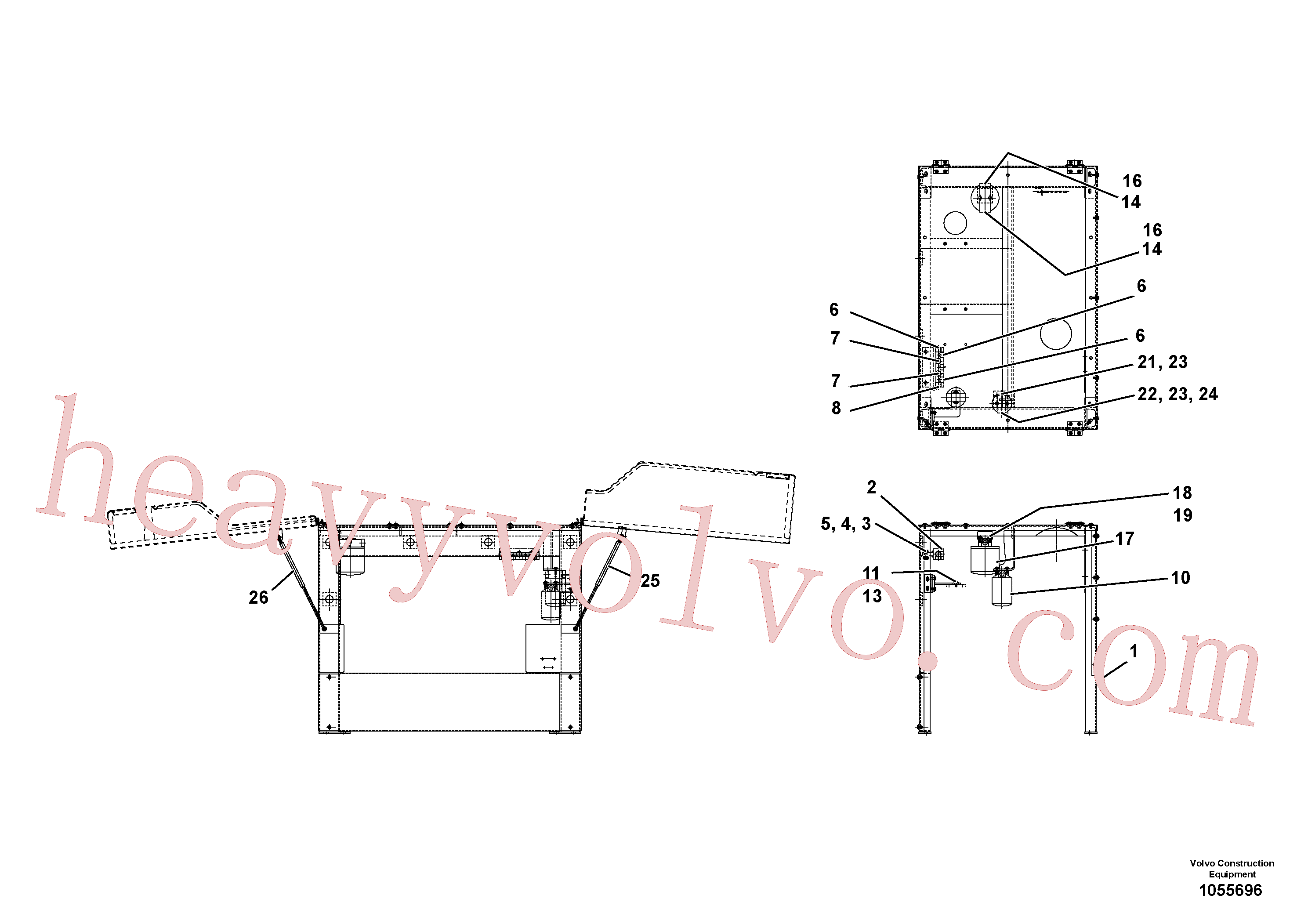 RM95343737 O-ring kit for Volvo Excavator spare