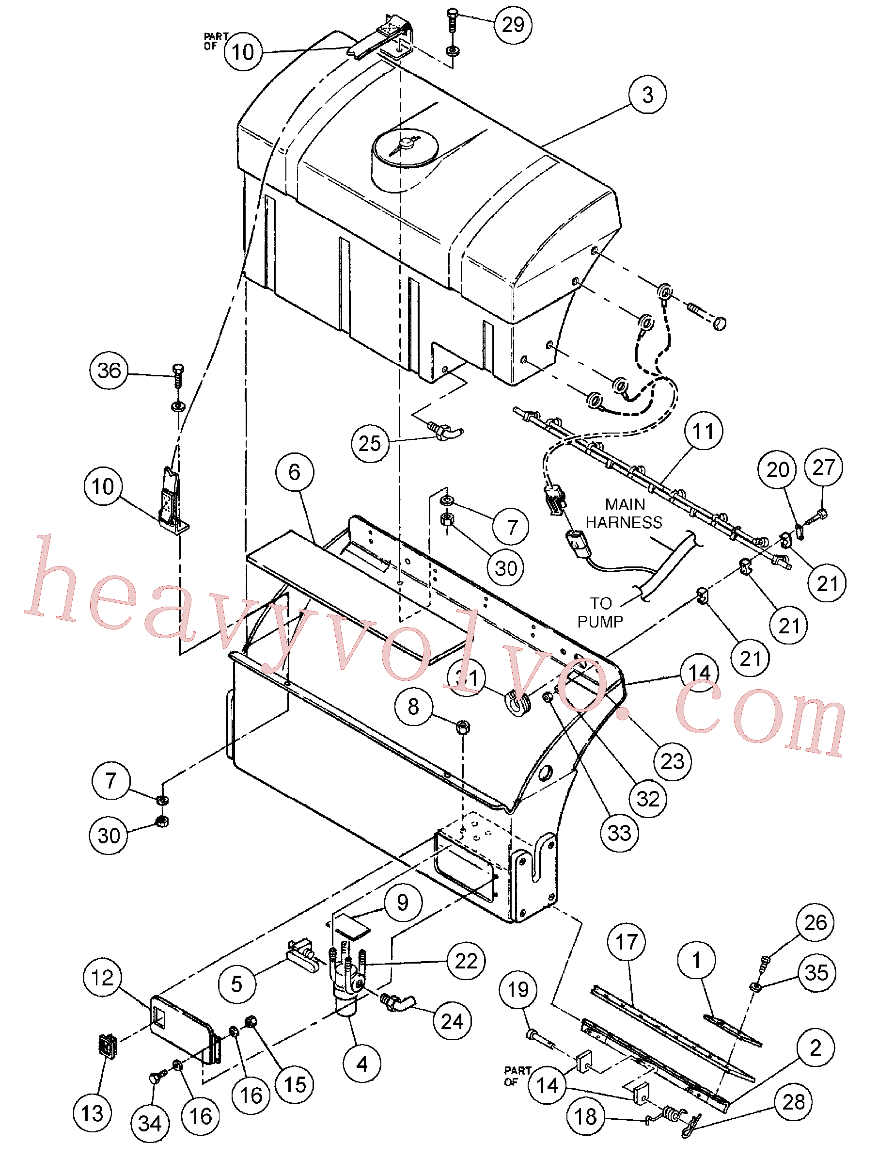 Volvo RM96702329 Hexagon screw aftermarket part for sale
