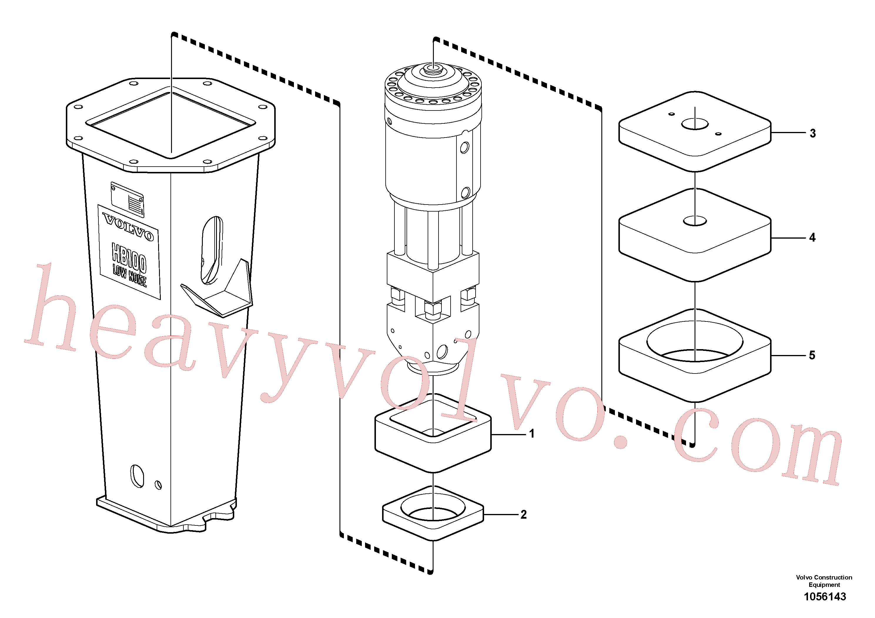 China Made VOE15021762 Intermediate plate parts for Volvo Excavator