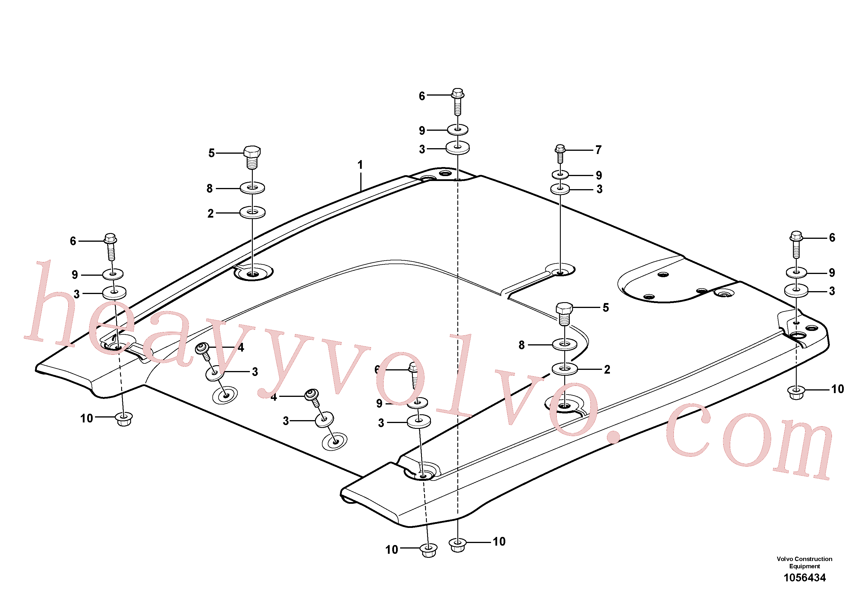 Wholesale VOE997994 Hexagon screw for Volvo Excavator