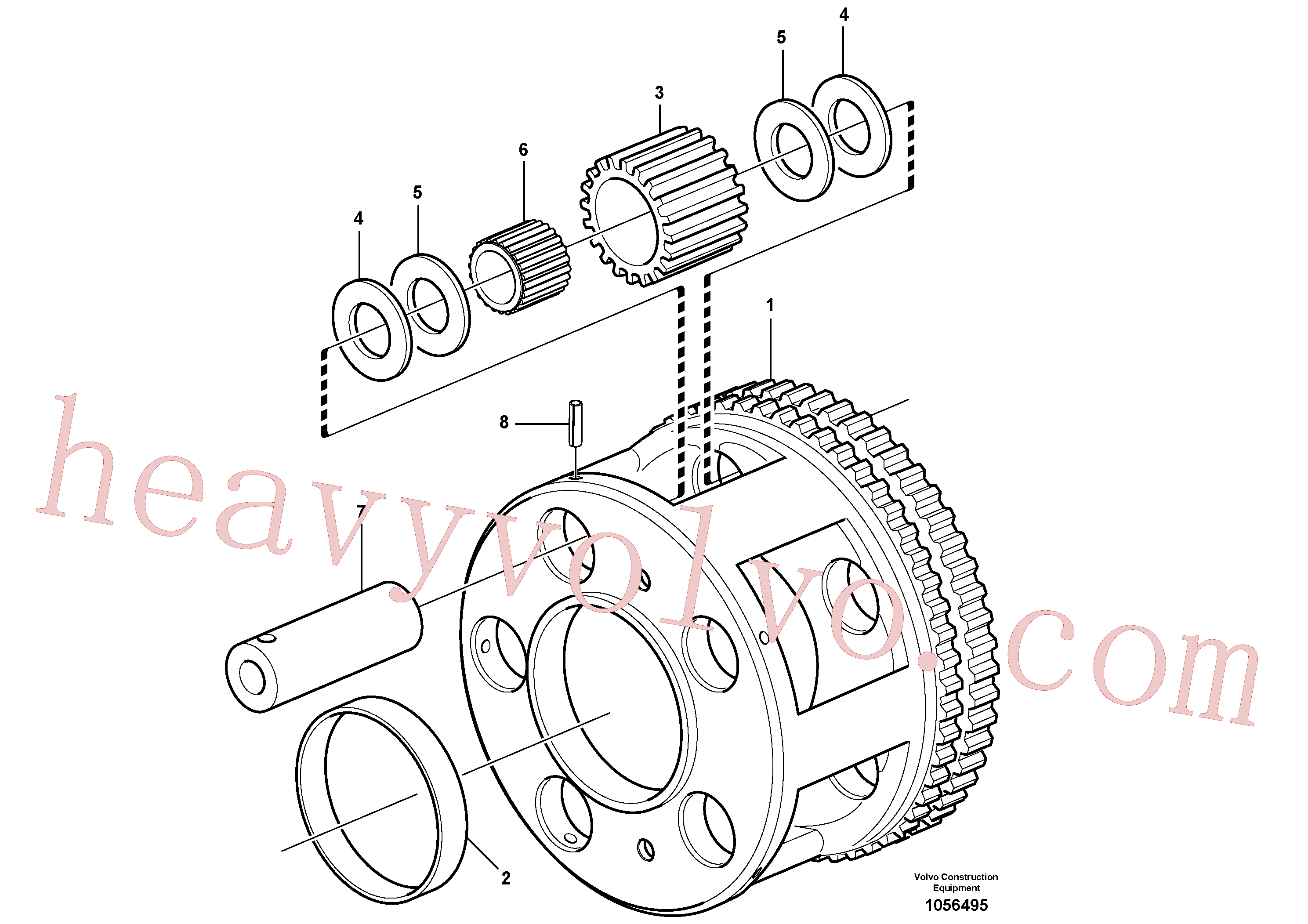 Volvo Assembly VOE1650374 Bushing for sale