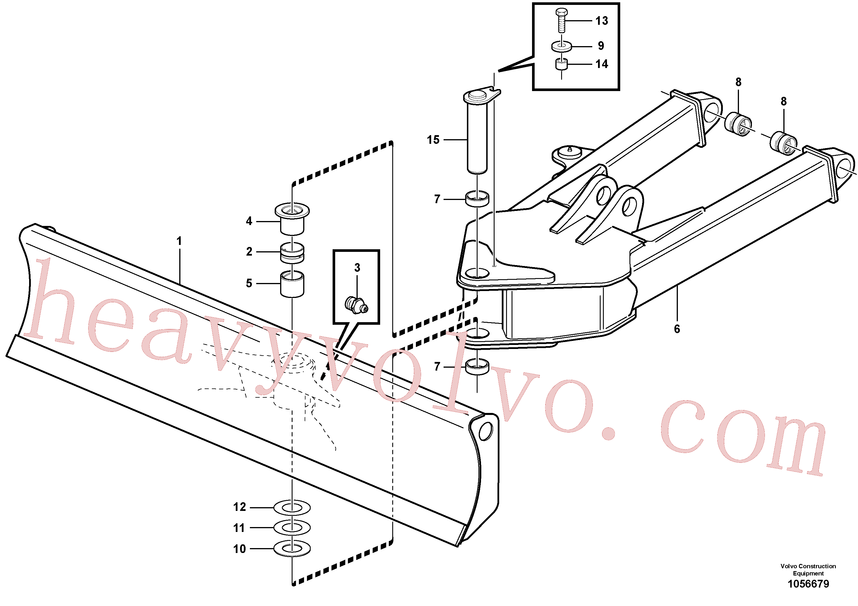 Volvo excavator part VOE11802310 Washer for sale