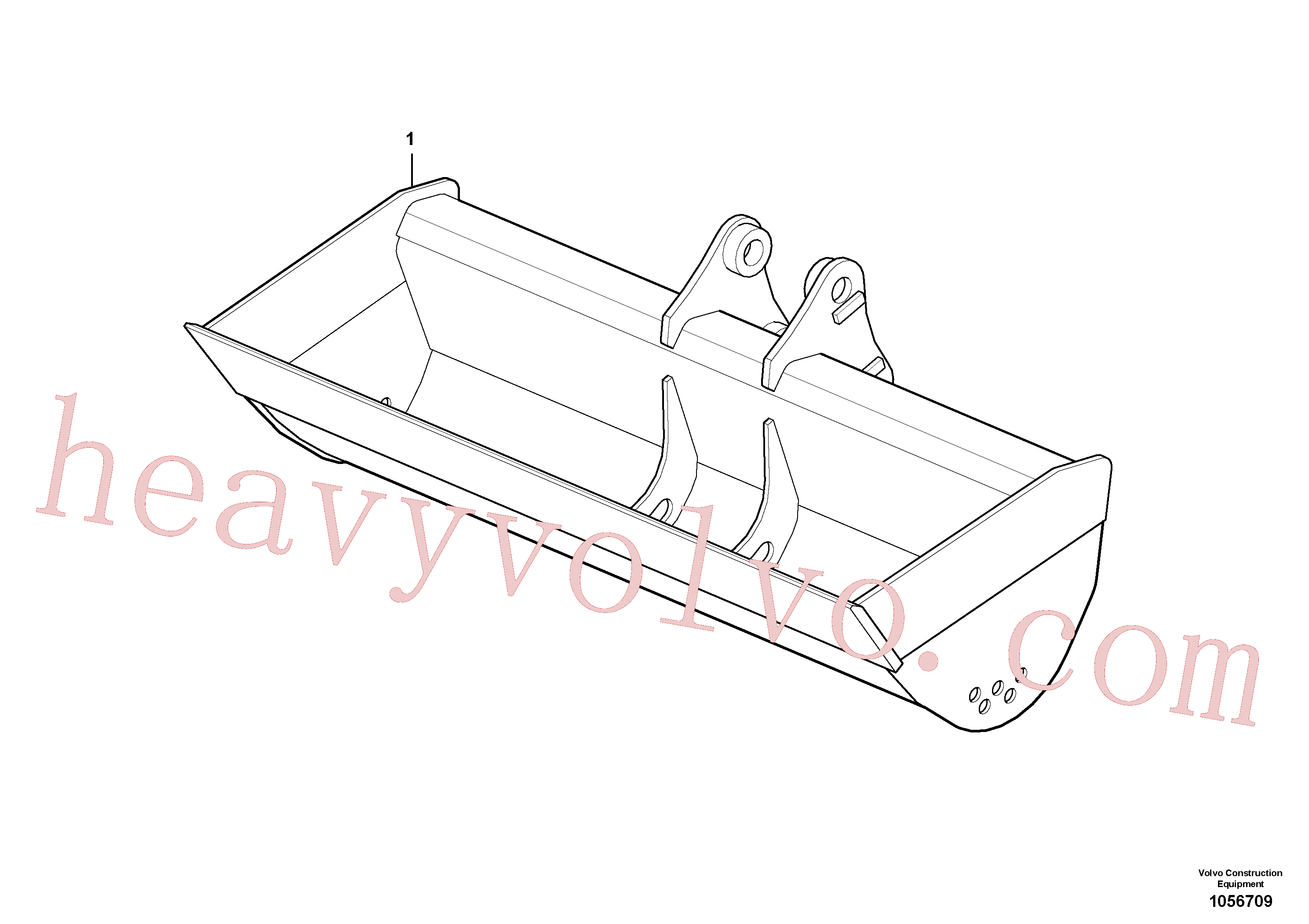 Wholesale VOE11803211 Road ditching bucket for Volvo Excavator