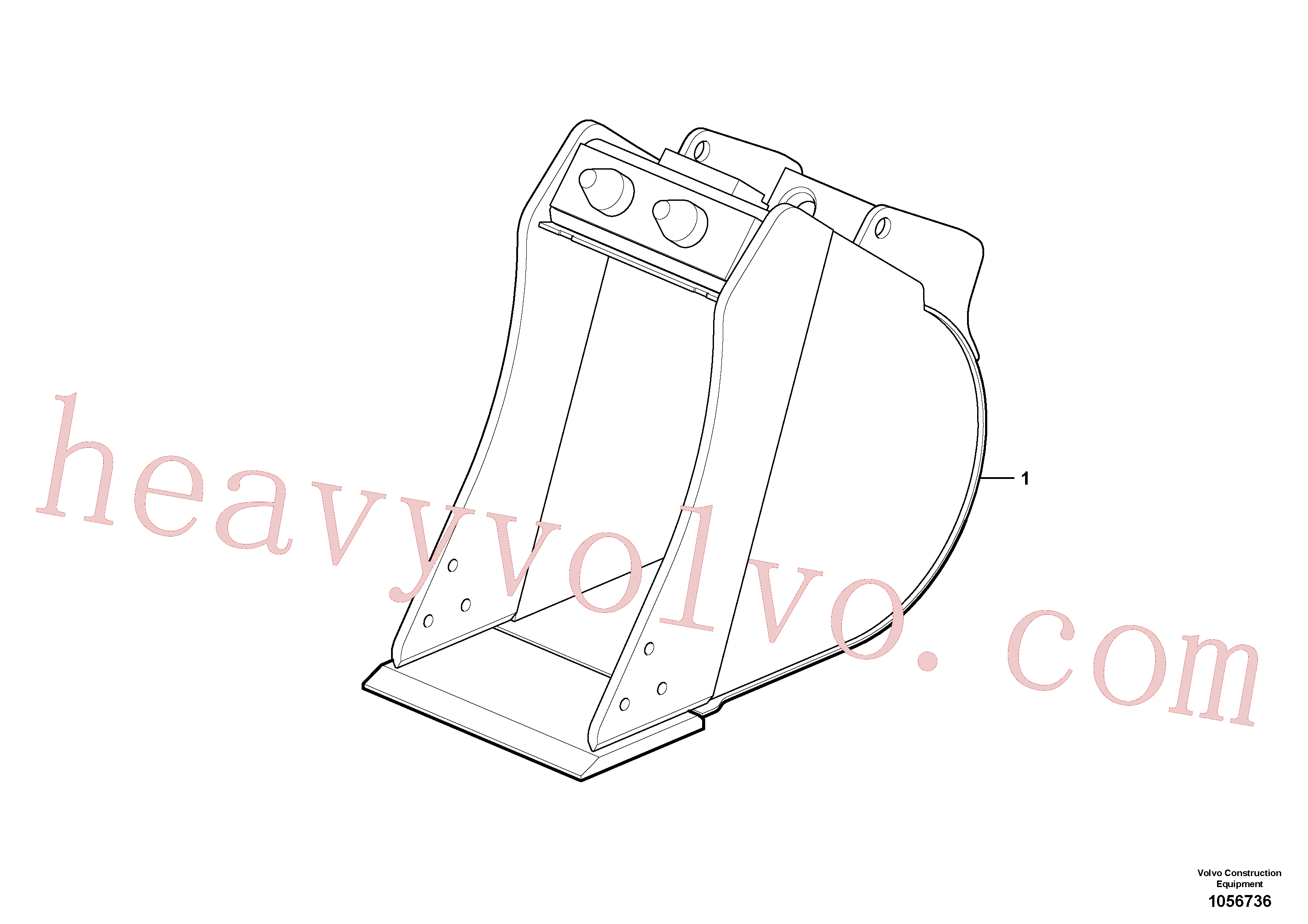 Volvo Assembly VOE11804602 Road ditching bucket for sale