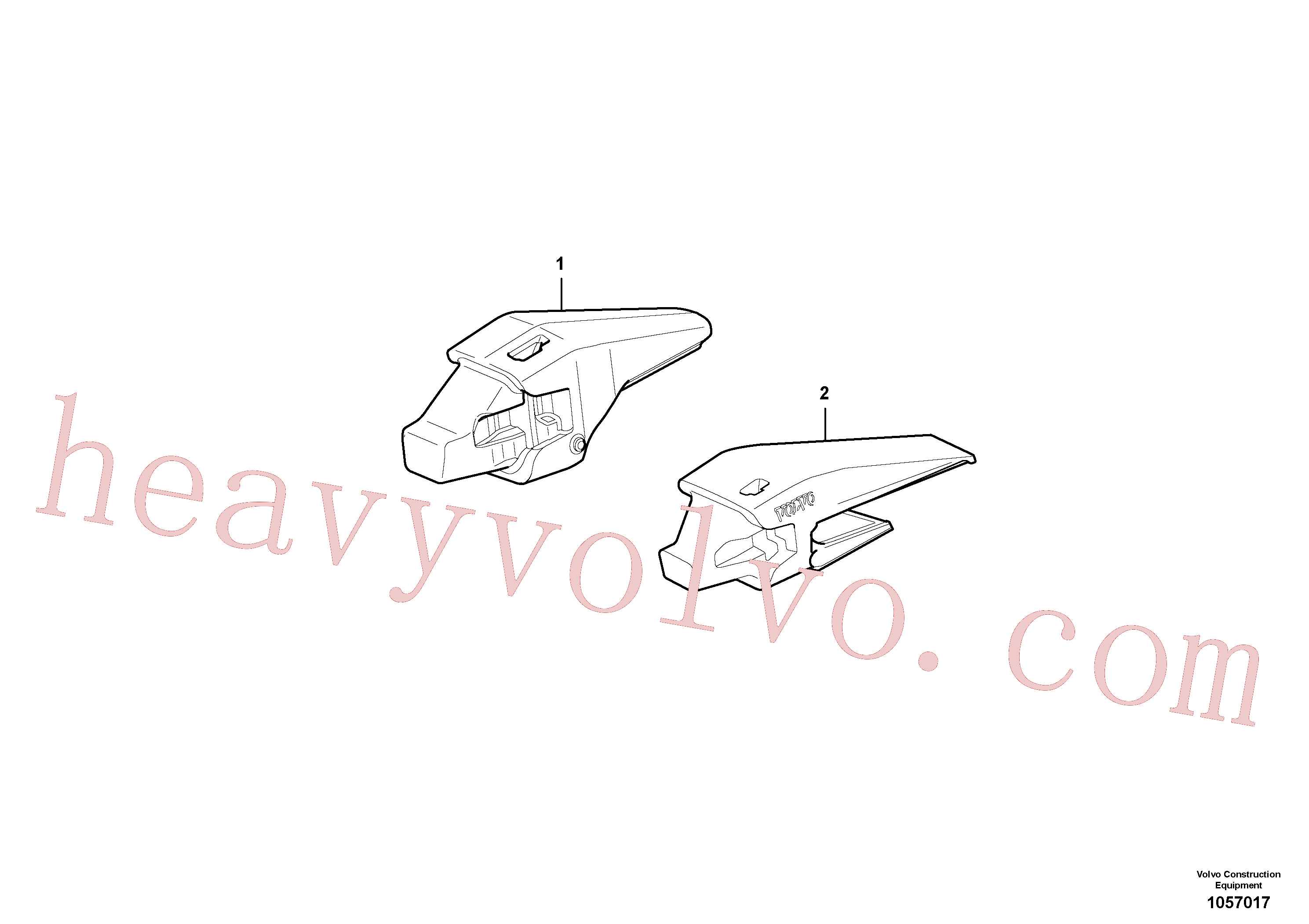 Volvo excavator part VOE11417097 Adapter for sale