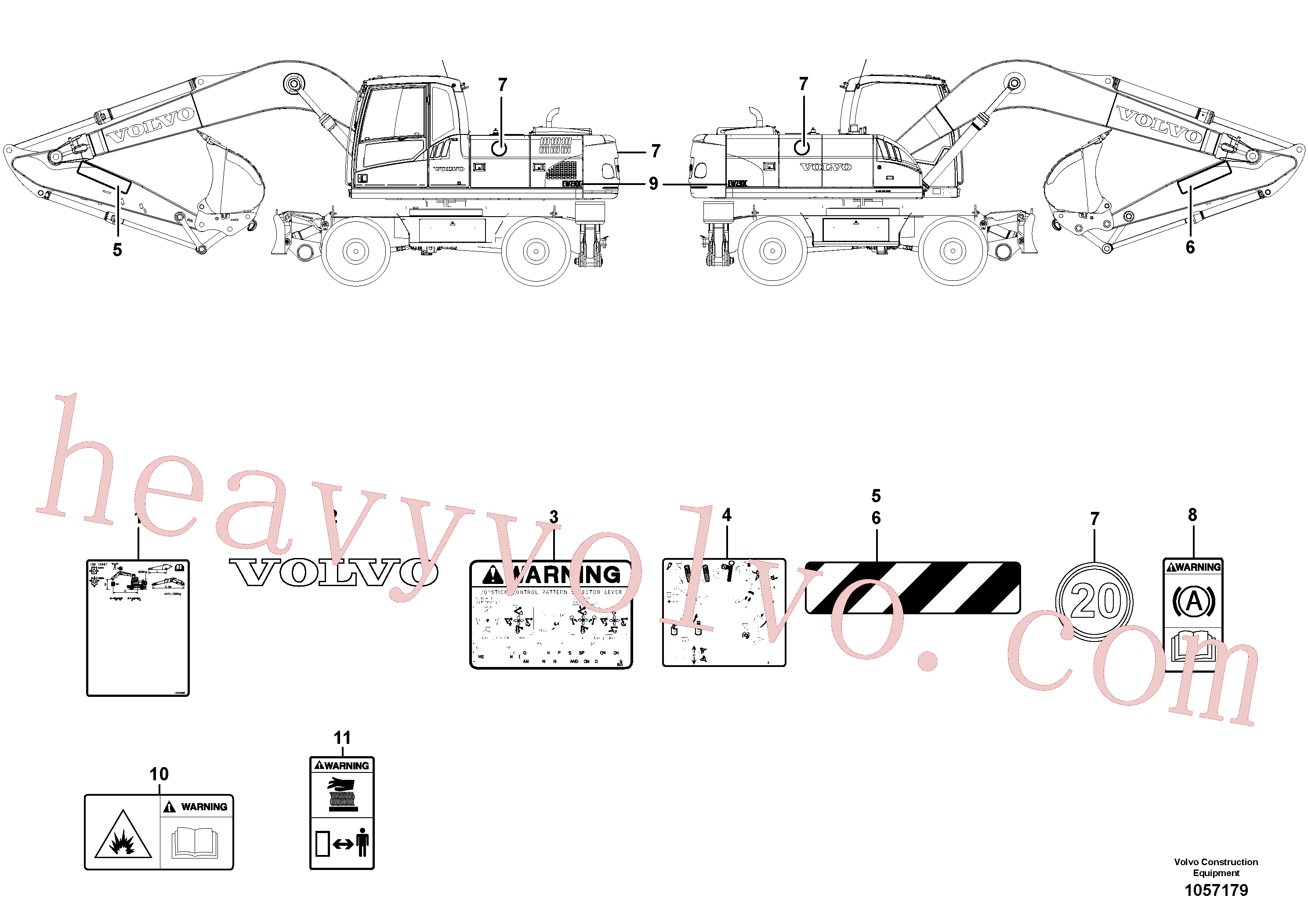 Volvo Assembly VOE14511599 Decal for sale