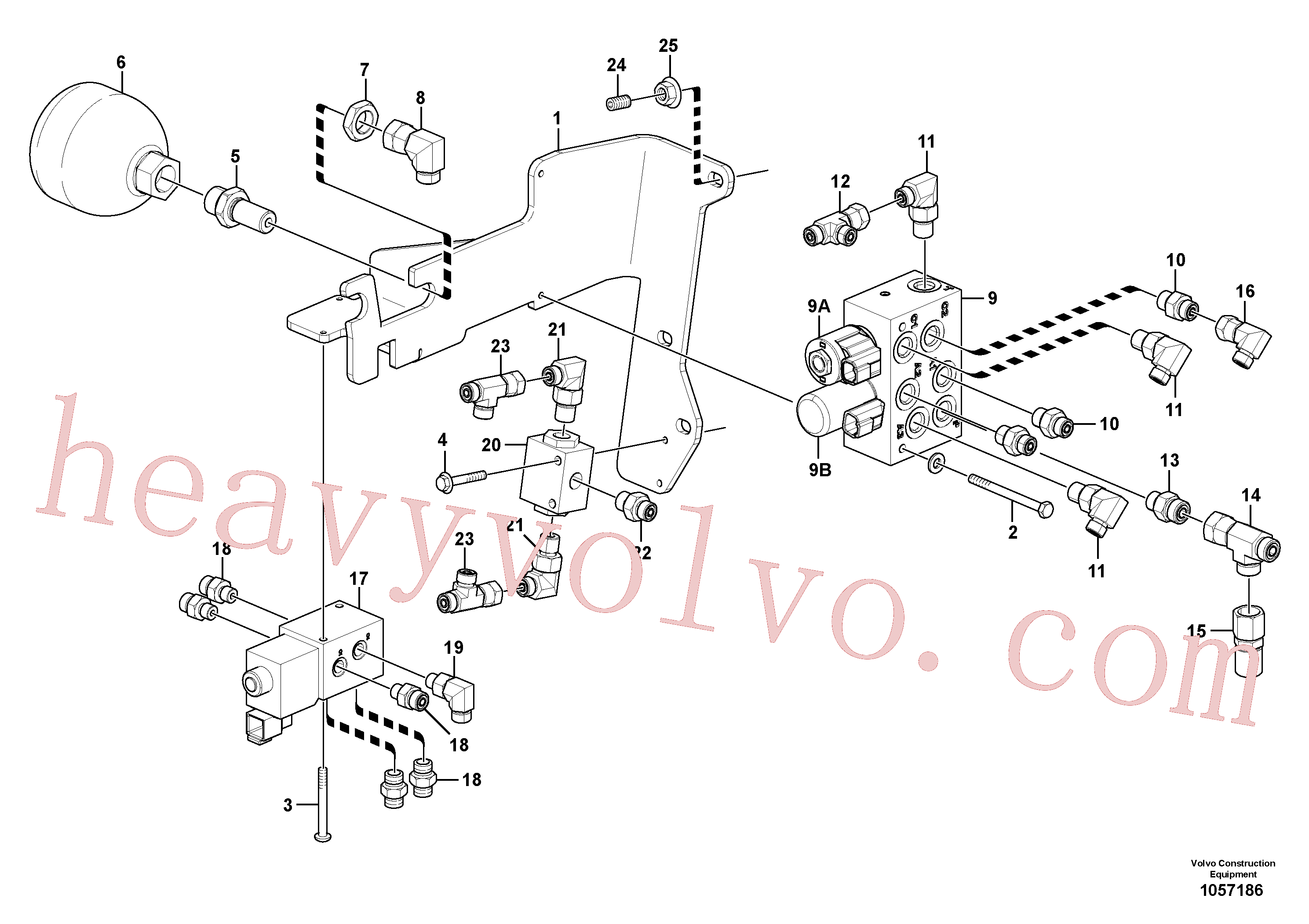 Volvo excavator part VOE15144116 Solenoid coil for sale