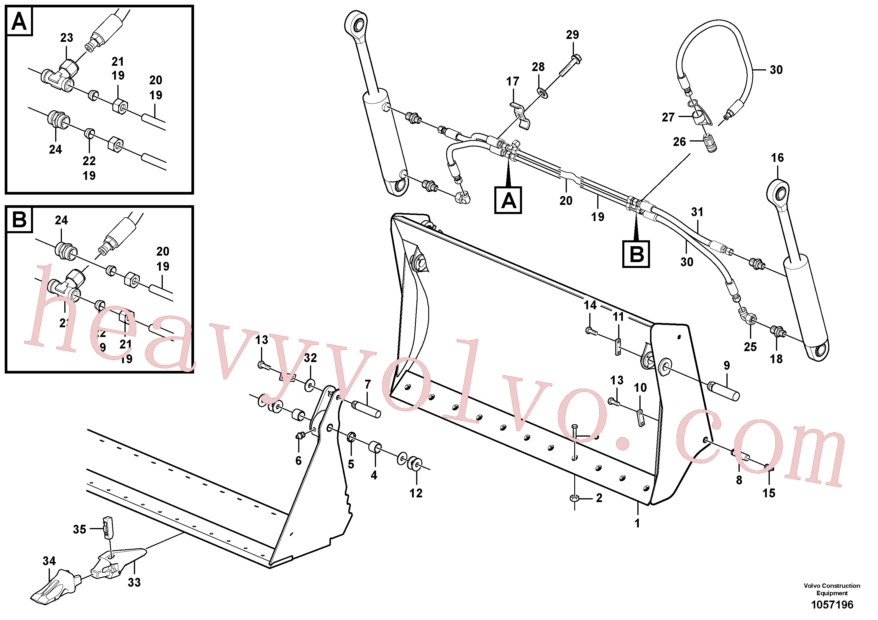 Wholesale VOE15603422 Locking pin for Volvo Excavator