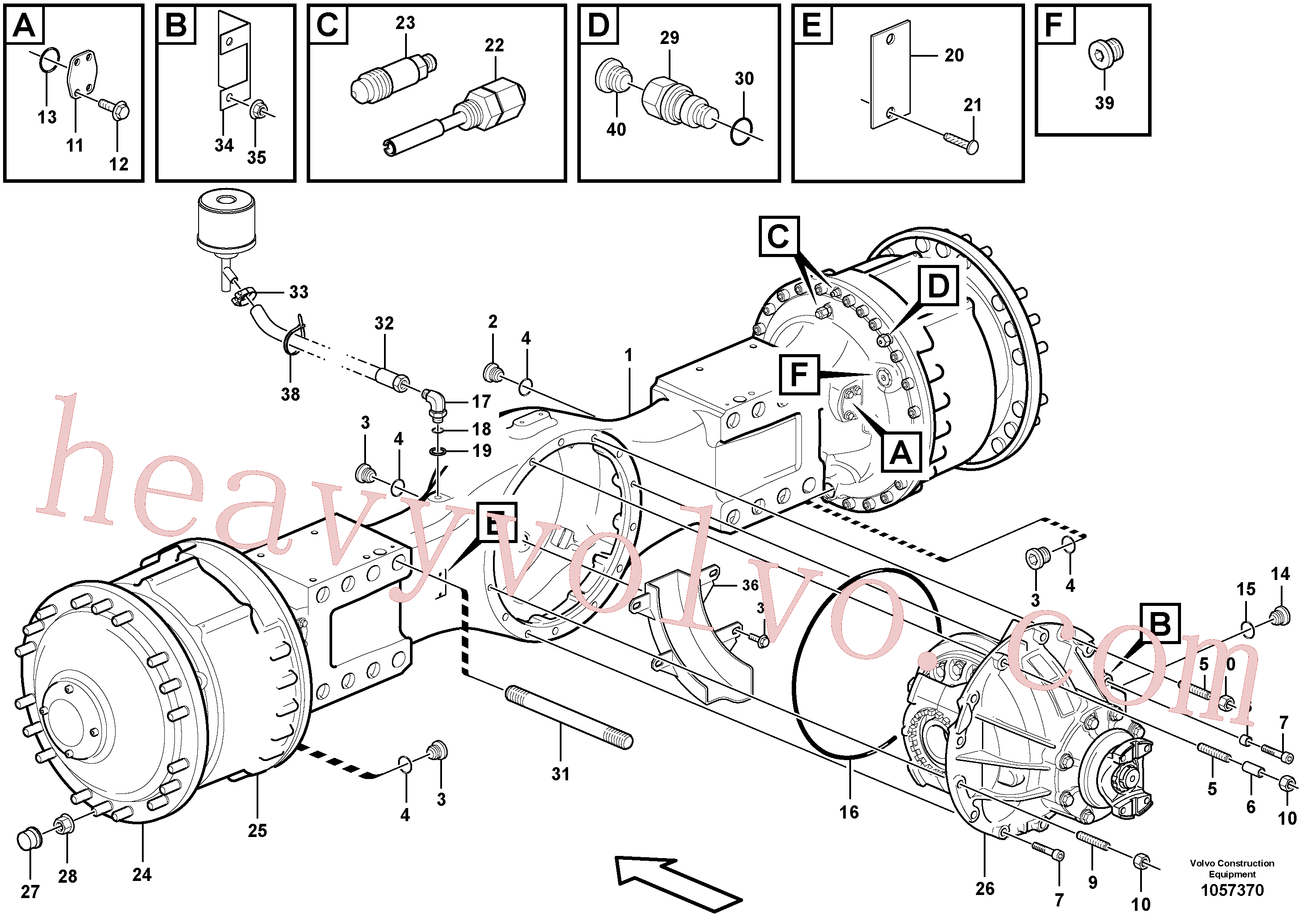 VOE968208 O-ring for Volvo Excavator Parts