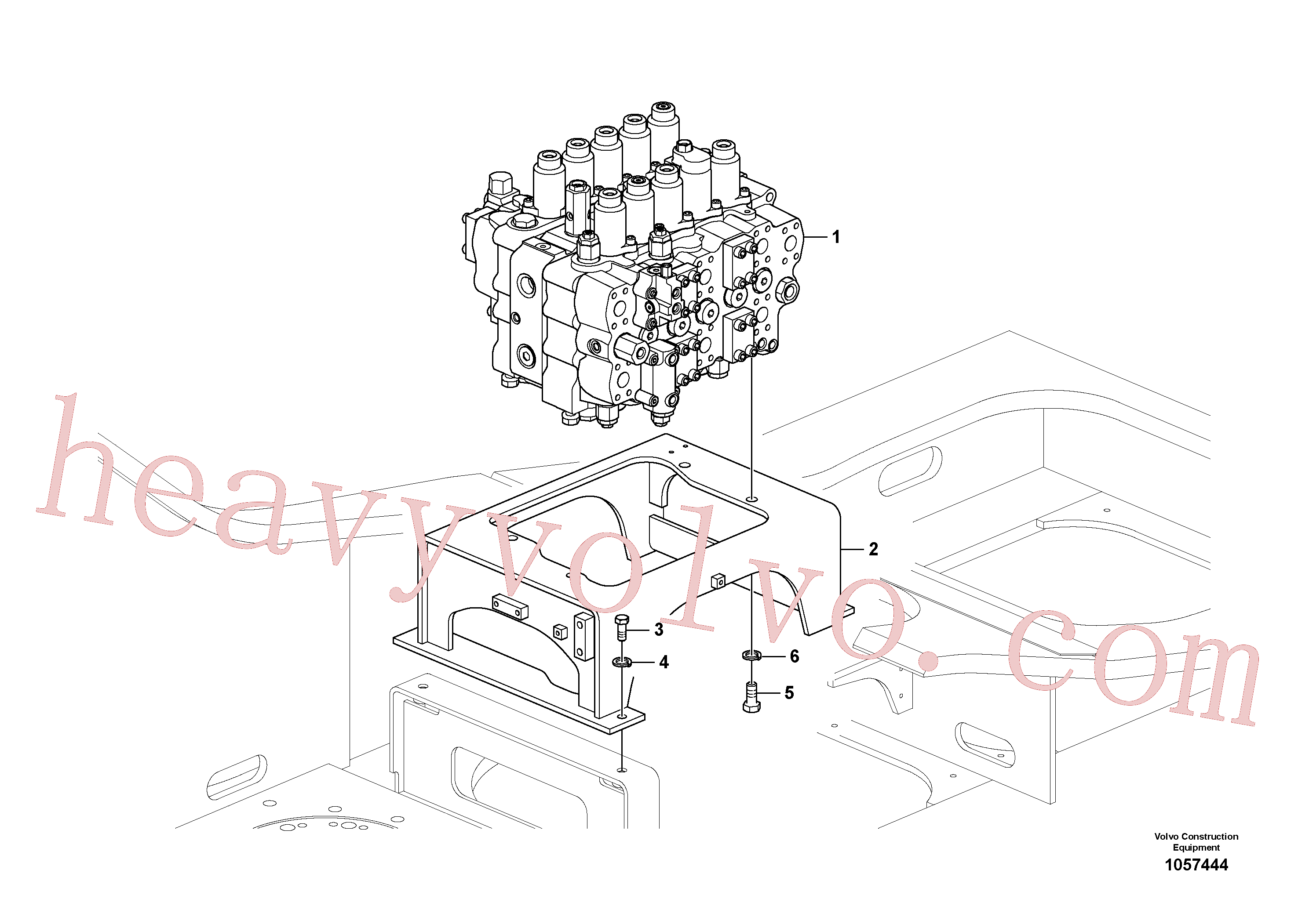 VOE14634178 Control valve for Volvo Excavator Parts