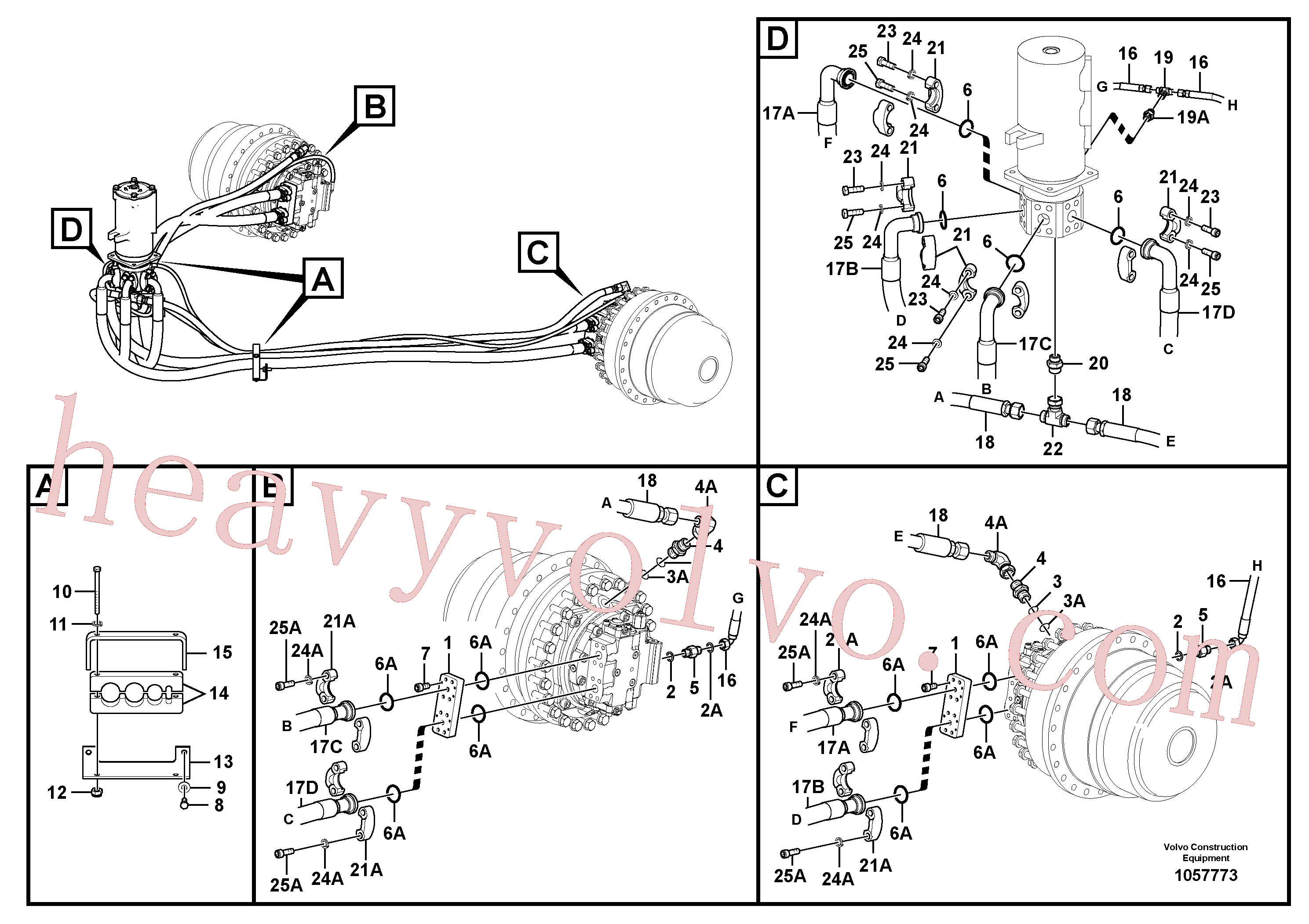 Volvo excavator part VOE13944938 Screw, Hex. socket screw for sale