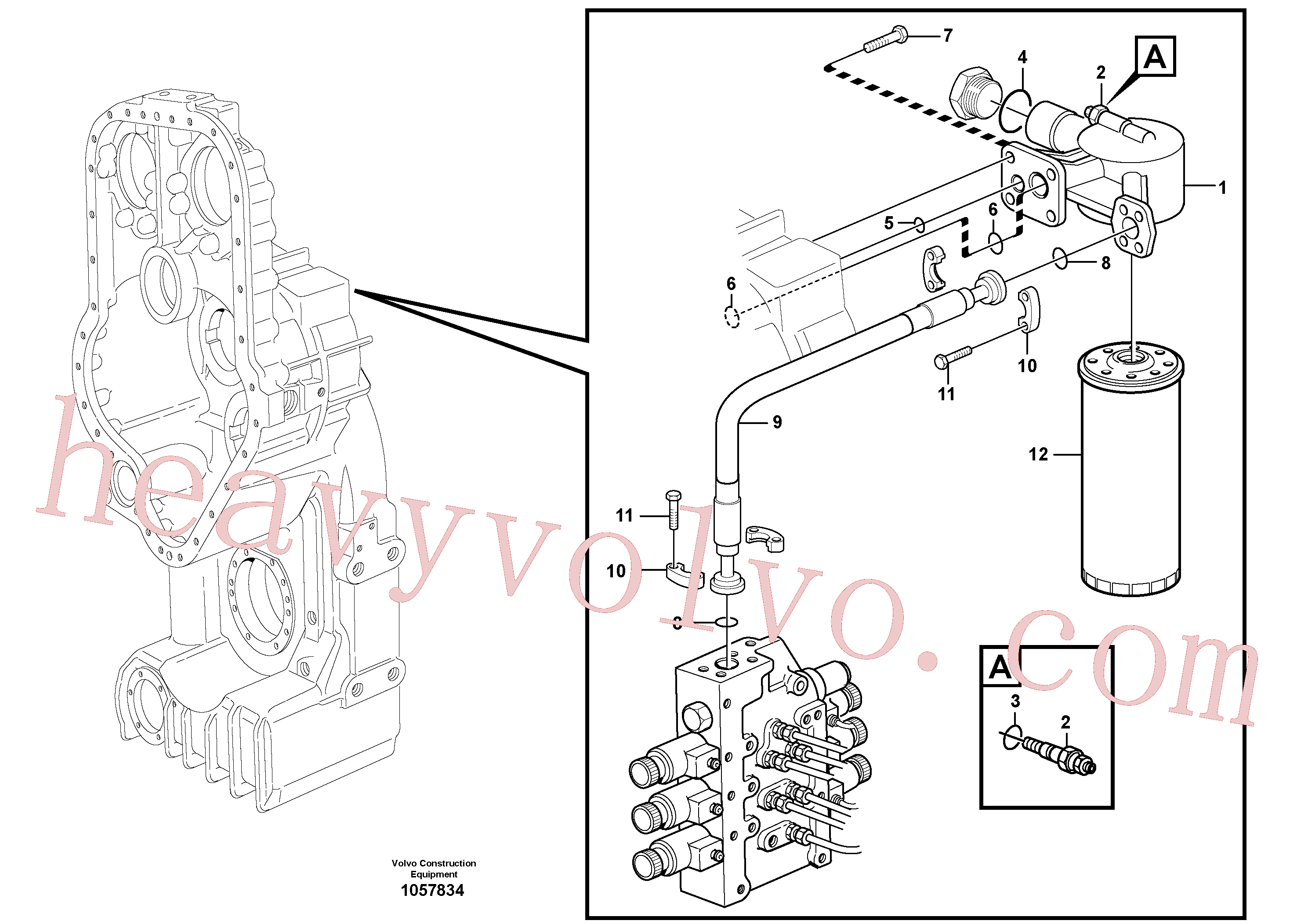 VOE13949410 O-ring for Volvo Excavator Parts
