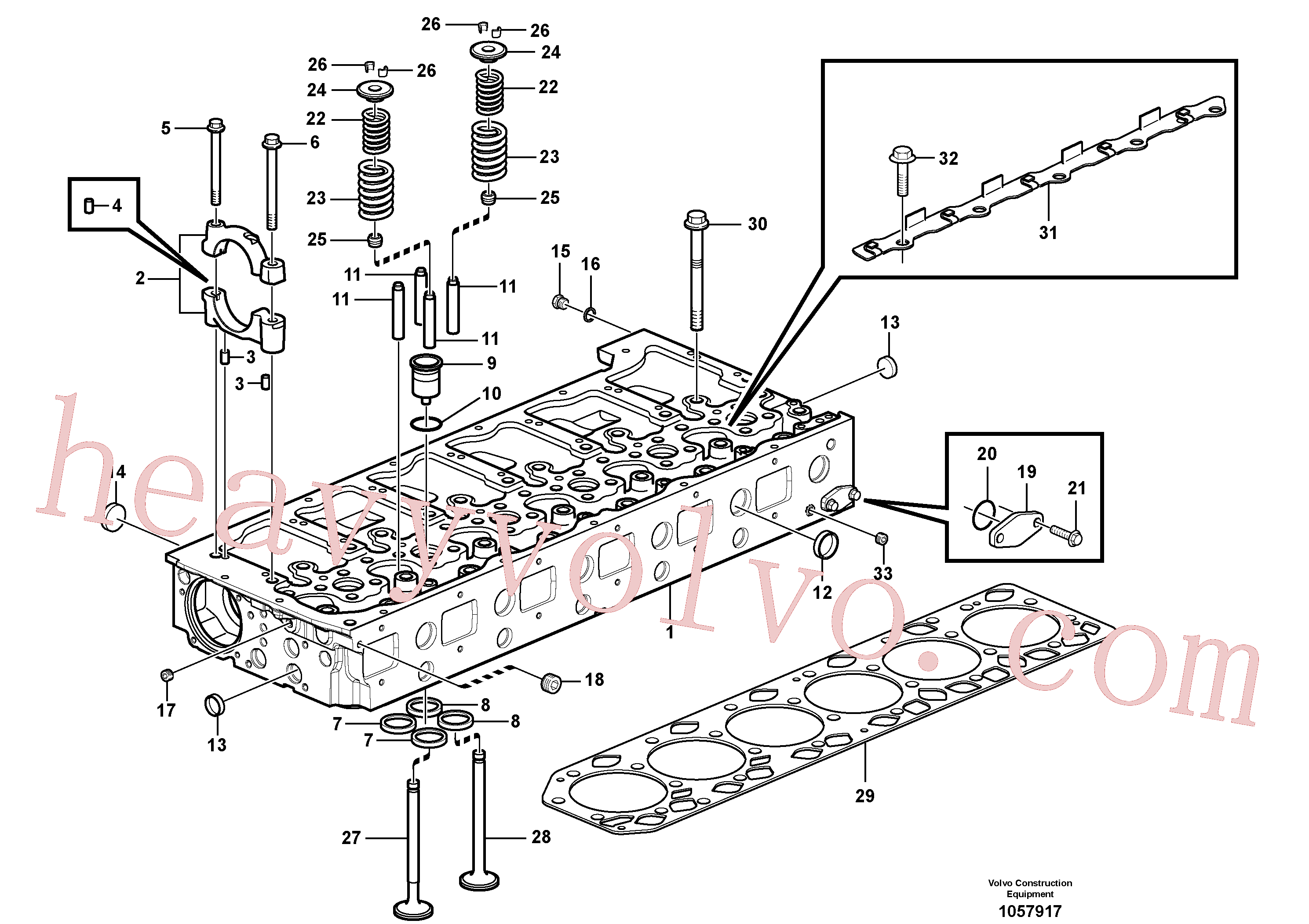 VOE13944926 Screw for Volvo Excavator Parts