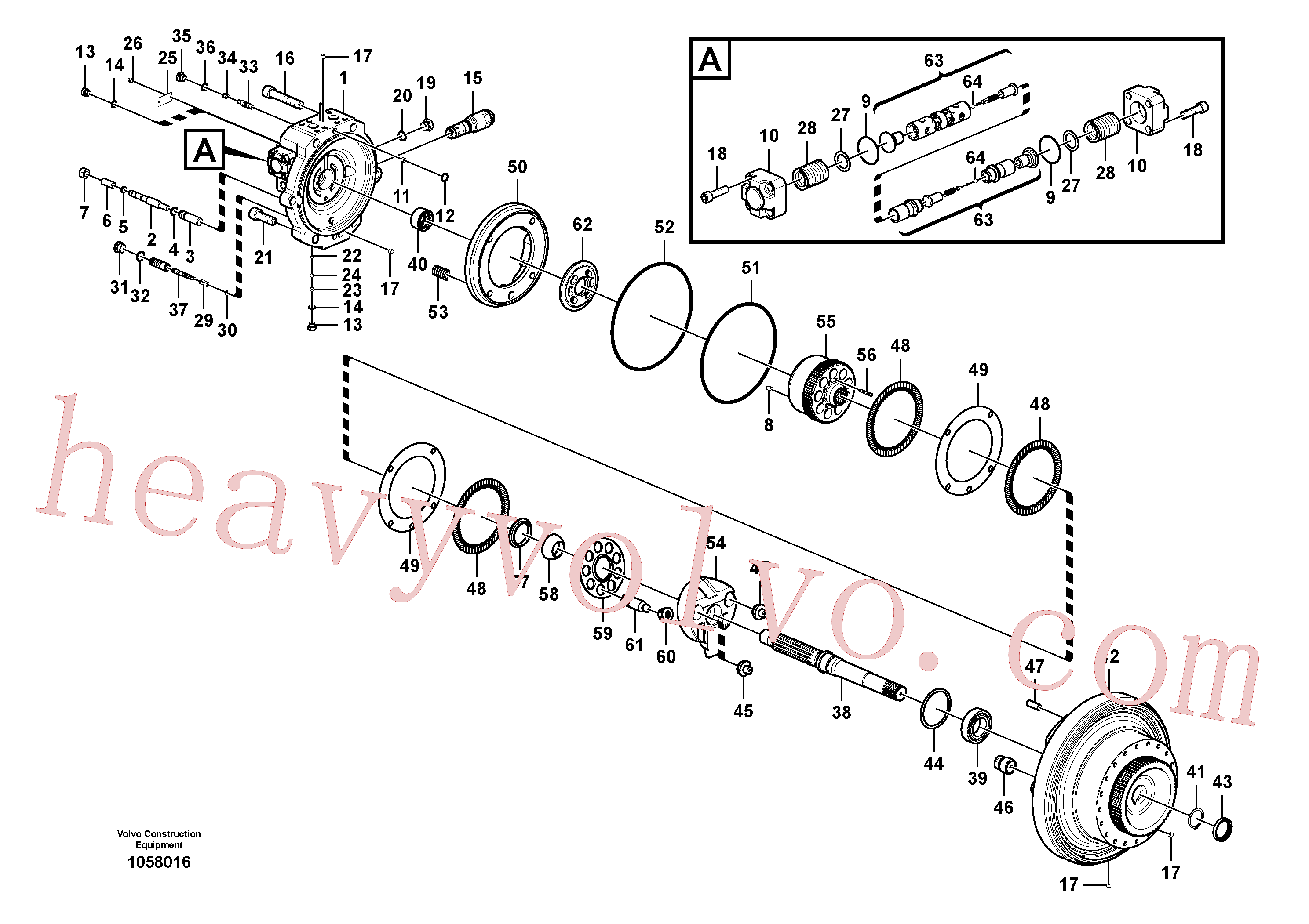 Wholesale VOE14507000 Spacer for Volvo Excavator