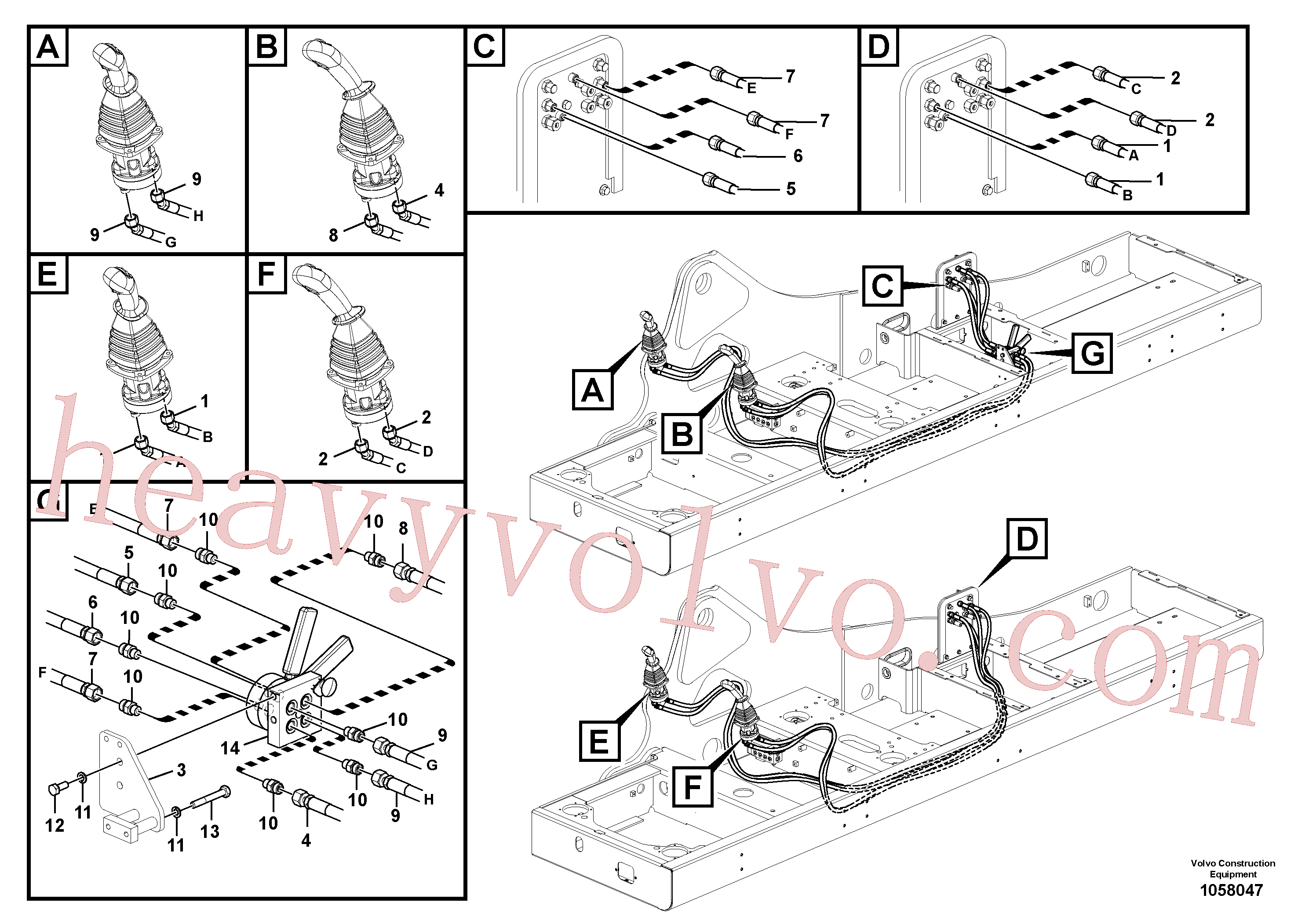 Volvo Assembly VOE15008433 Hose assembly for sale