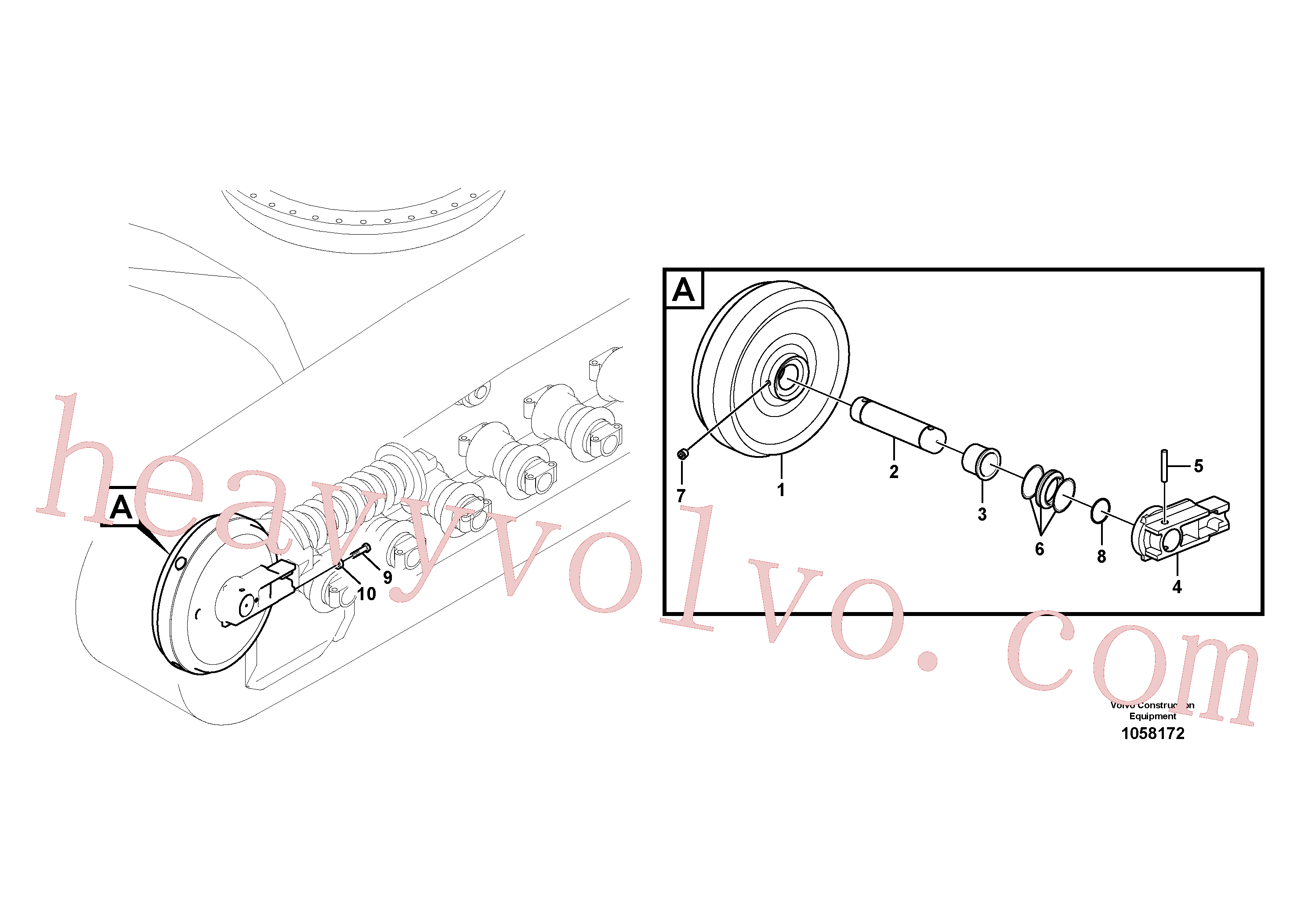 Volvo VOE60110321 Hexagon screw aftermarket part for sale
