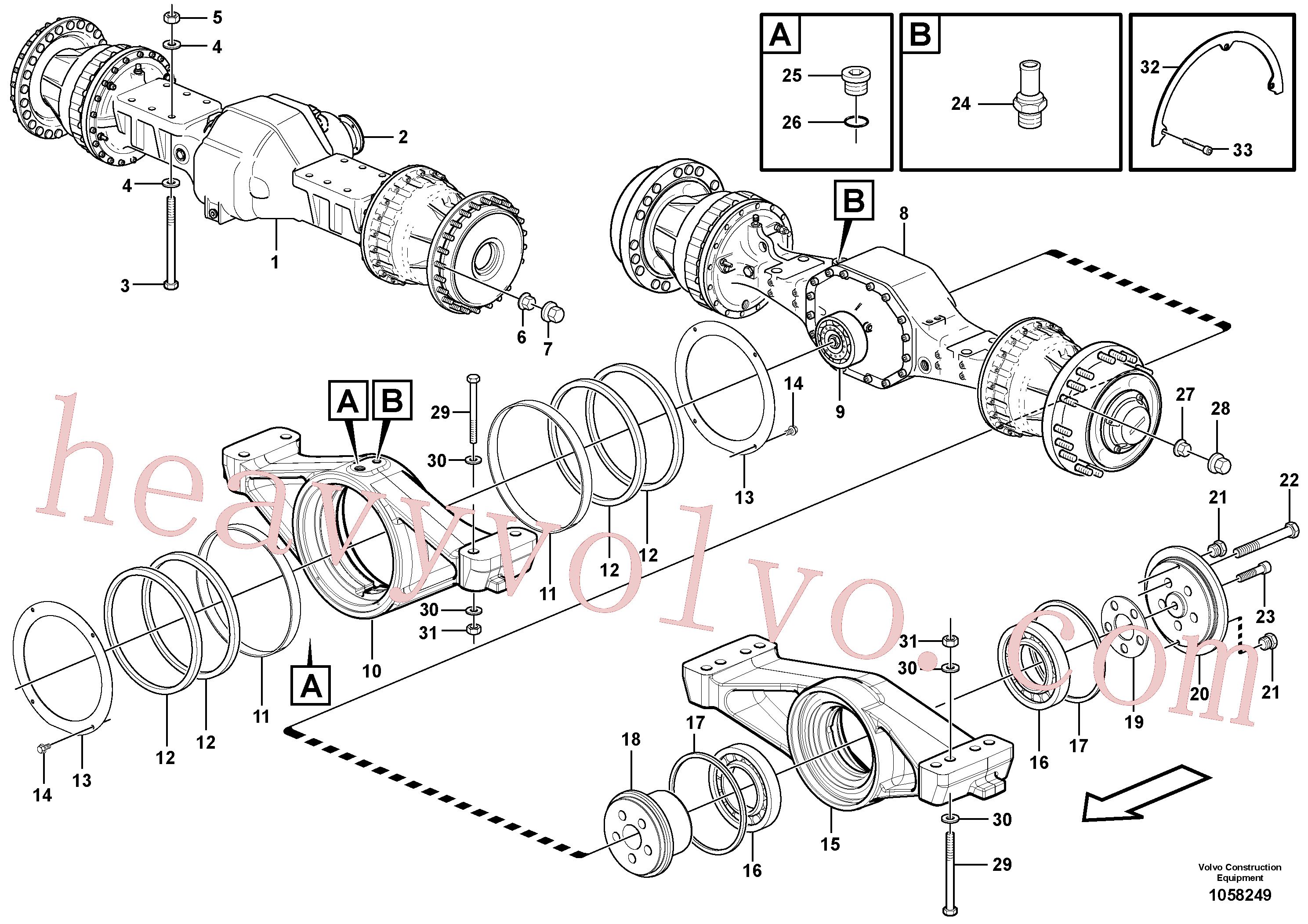China Made VOE14023284 Allen Hd Screw parts for Volvo Excavator
