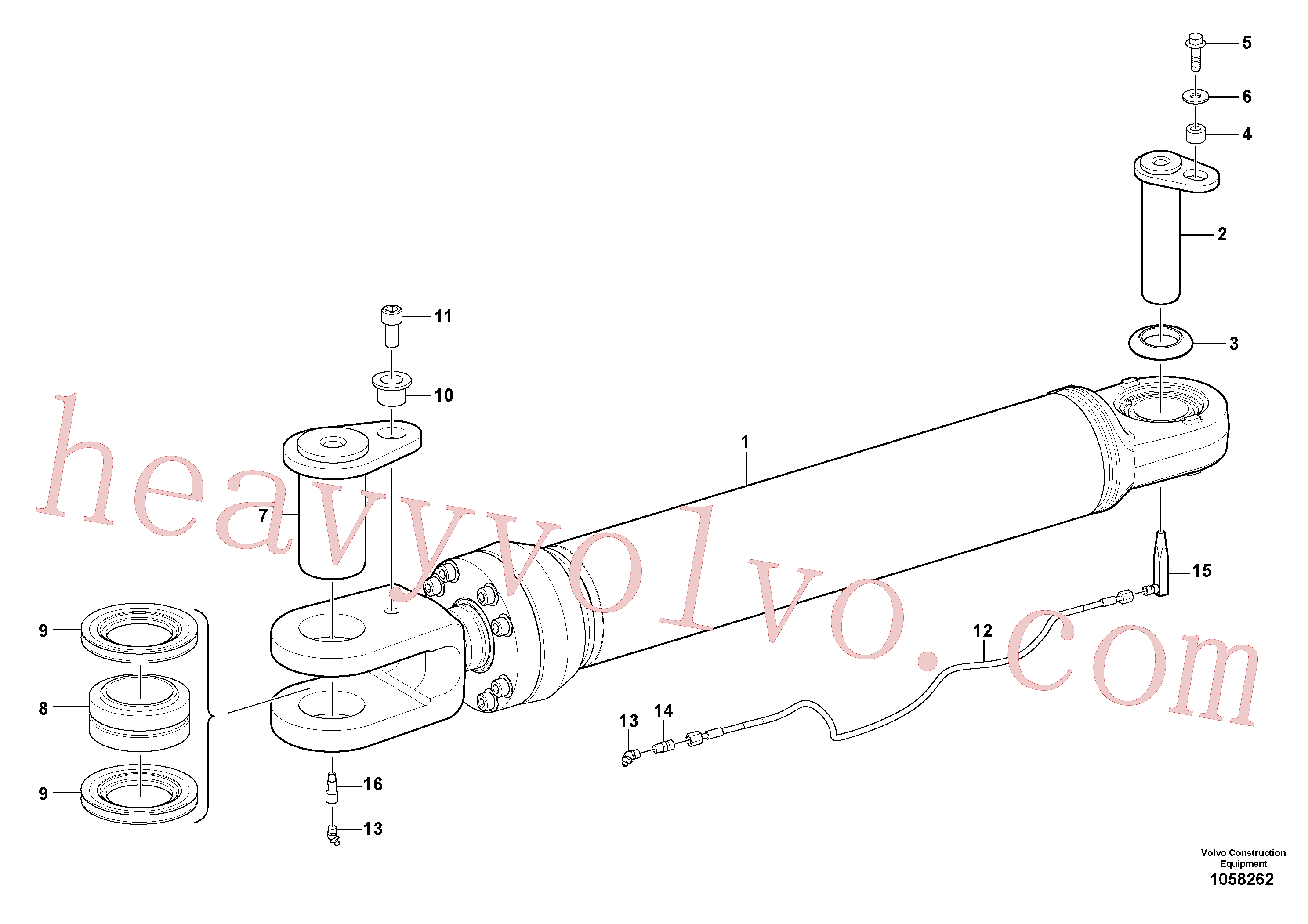 Volvo Assembly VOE11704122 Link bearing for sale