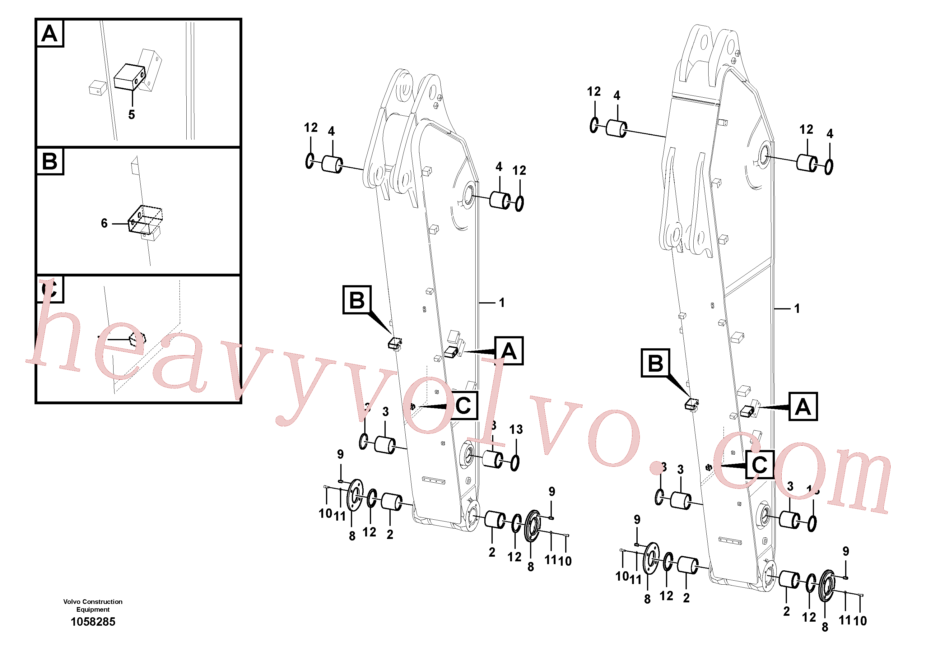 VOE14636678 Arm for Volvo Excavator Parts