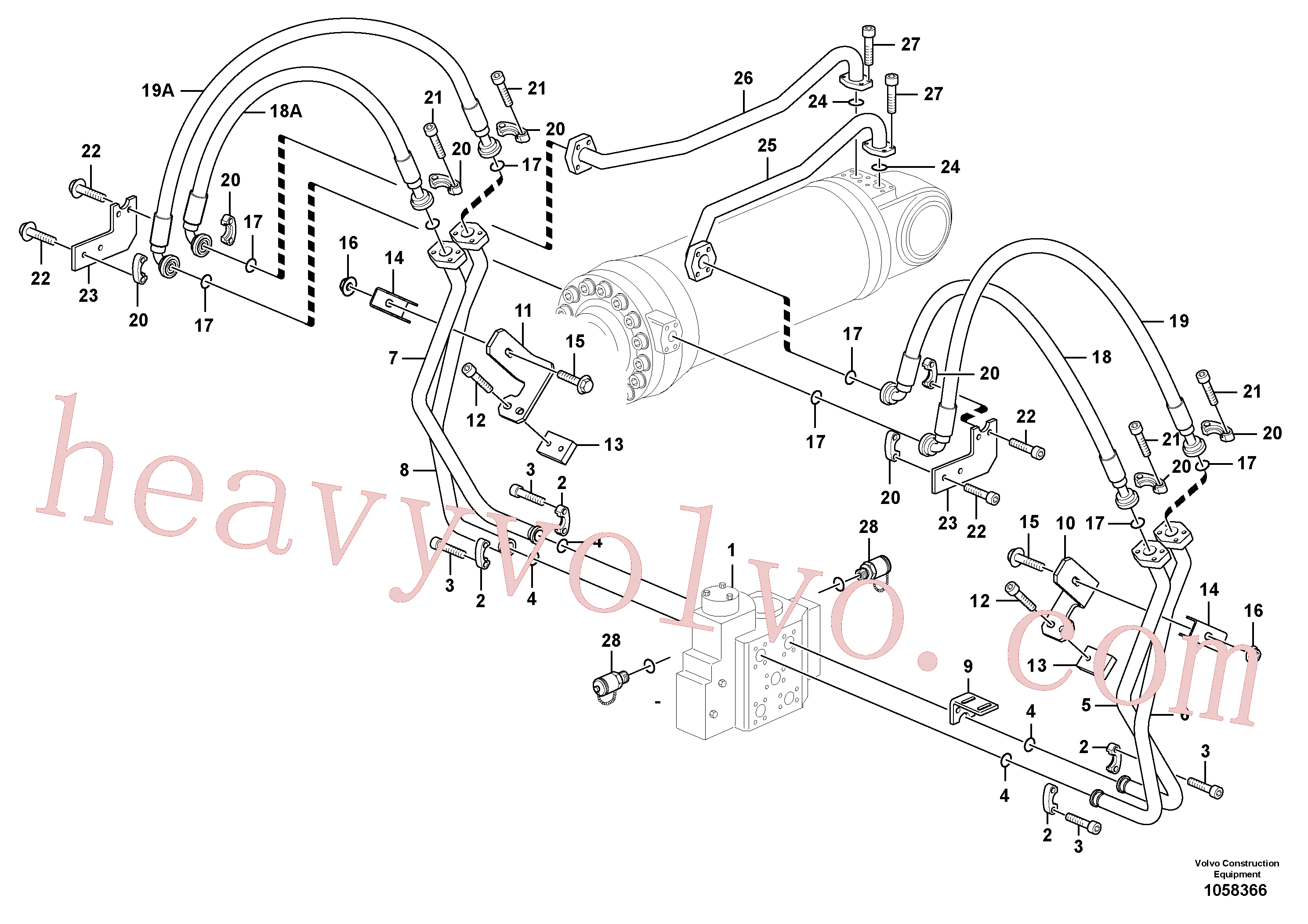 VOE17241946 Xtraflex/6000 for Volvo Excavator spare