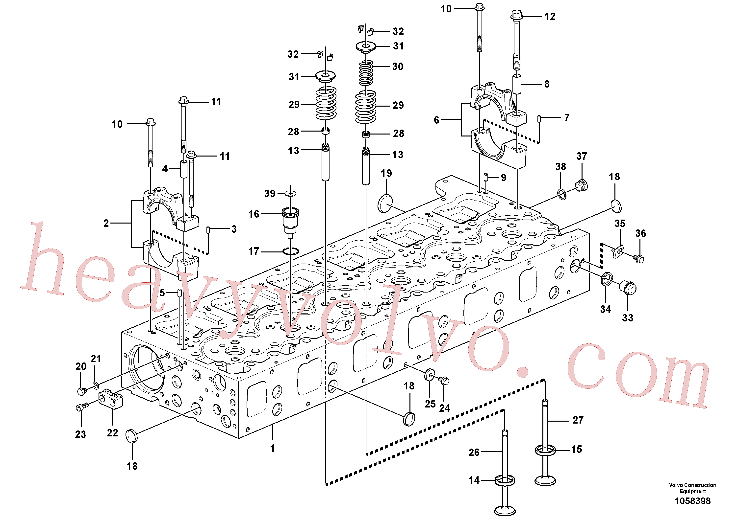 VOE13944926 Screw for Volvo Excavator Parts