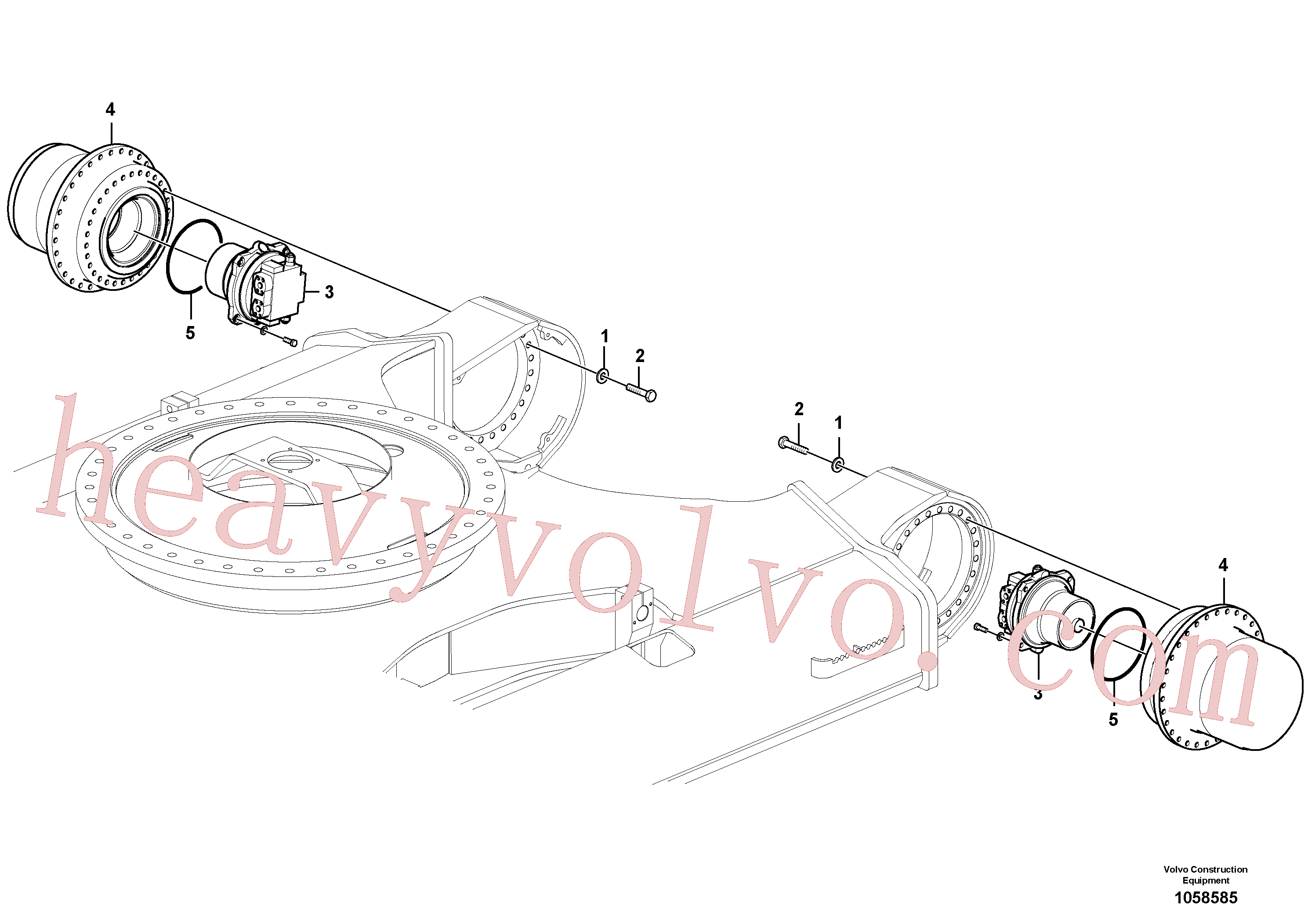 SA1143-01090 Travel motor for Volvo Excavator Parts