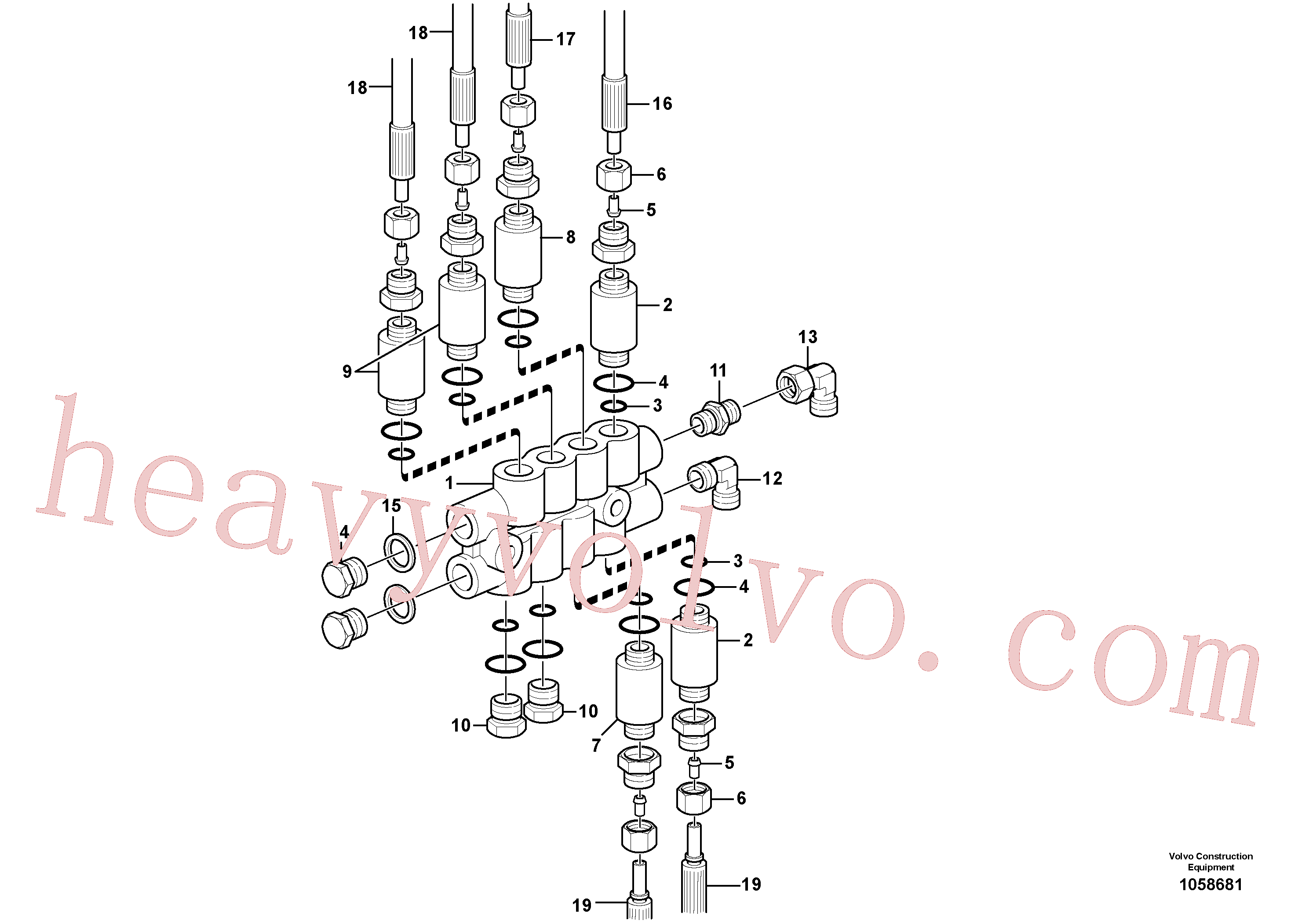 China Made VOE17456687 Sealing ring parts for Volvo Excavator