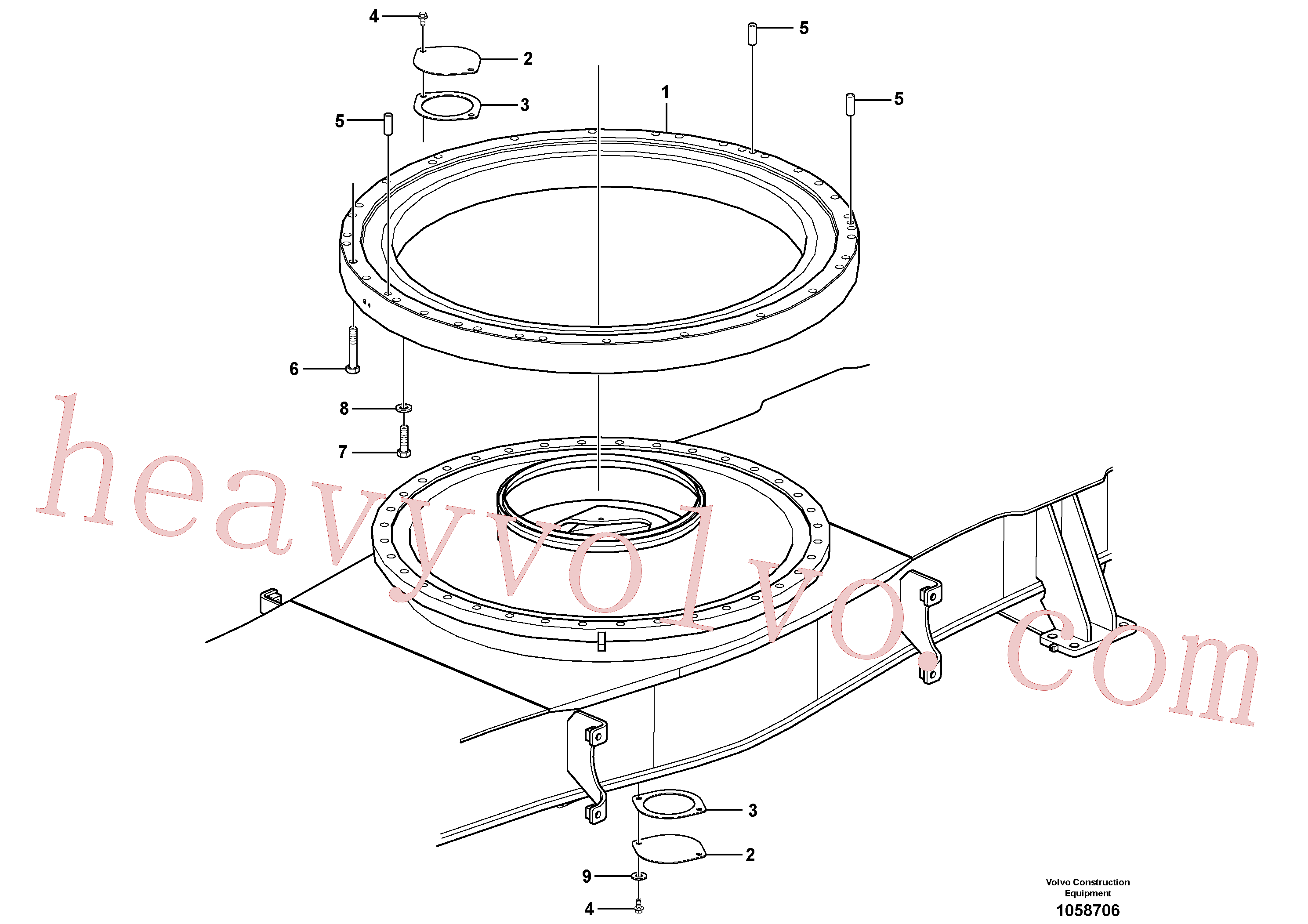 Volvo VOE992059 Plain washer aftermarket part for sale