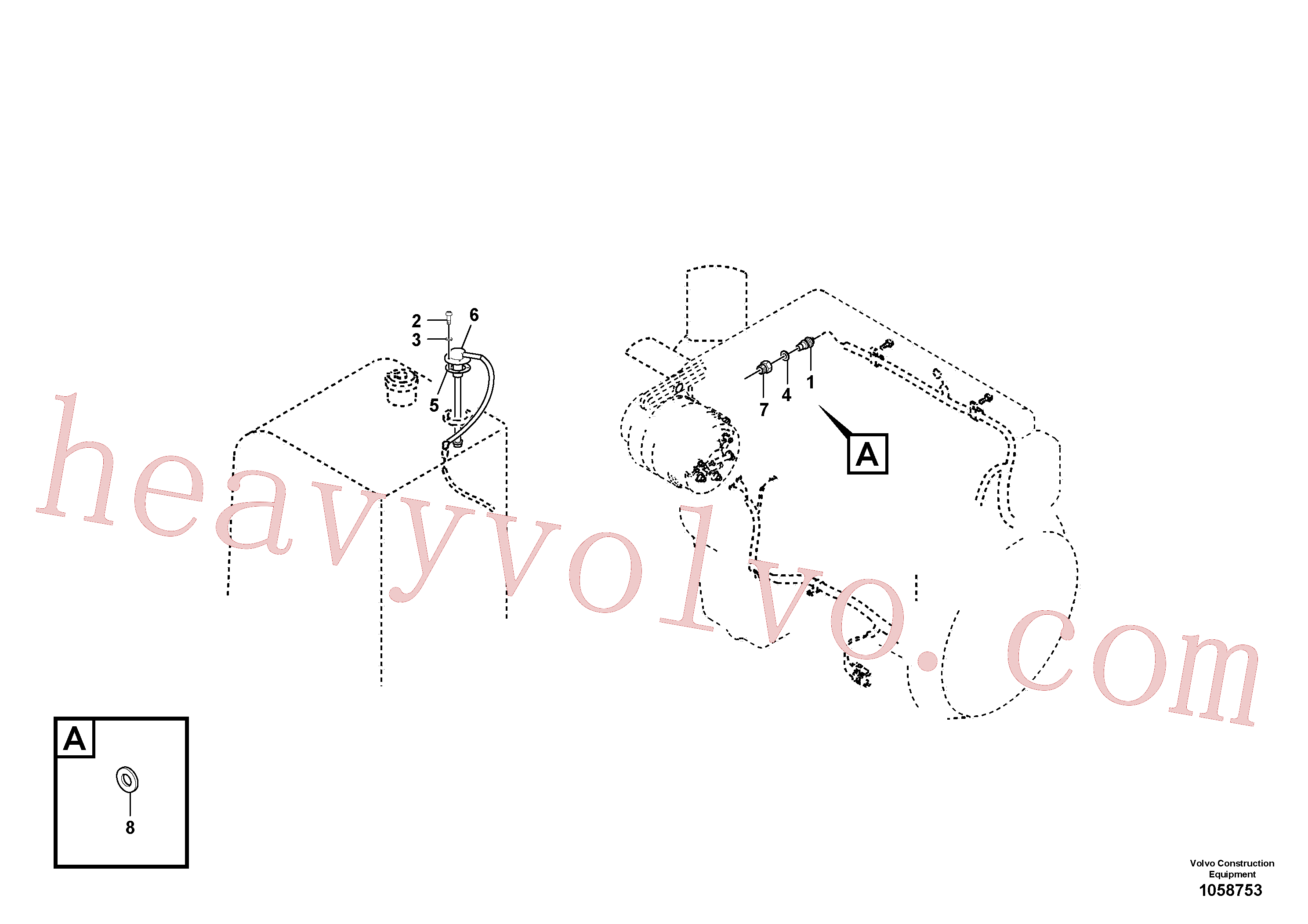 Volvo excavator part VOE14546516 Sensor for sale