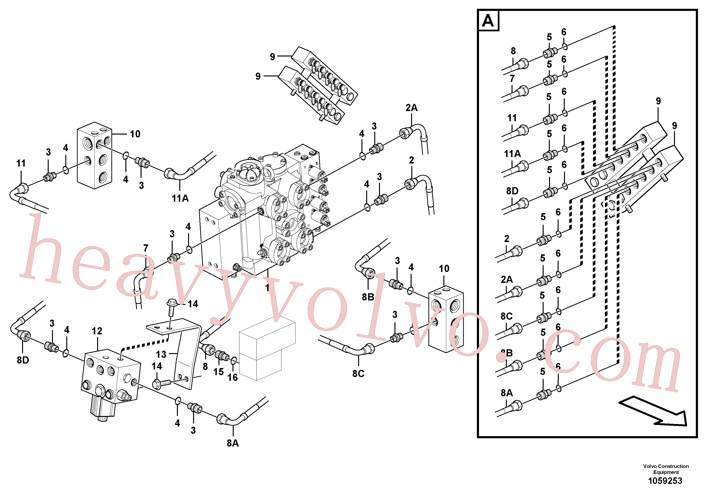 Volvo VOE945355 Nipple aftermarket part for sale