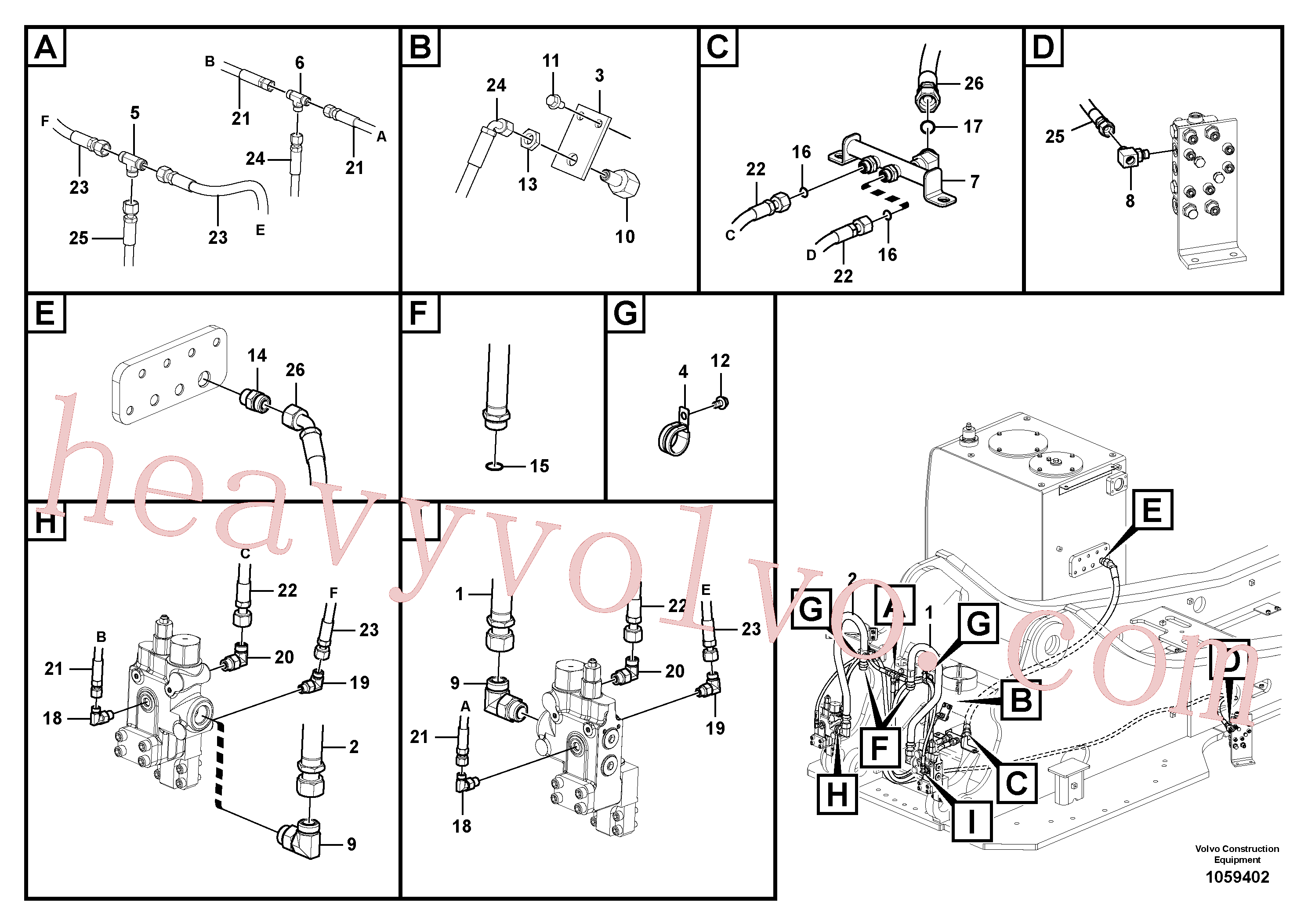 Volvo Assembly VOE938190 Hose assembly for sale