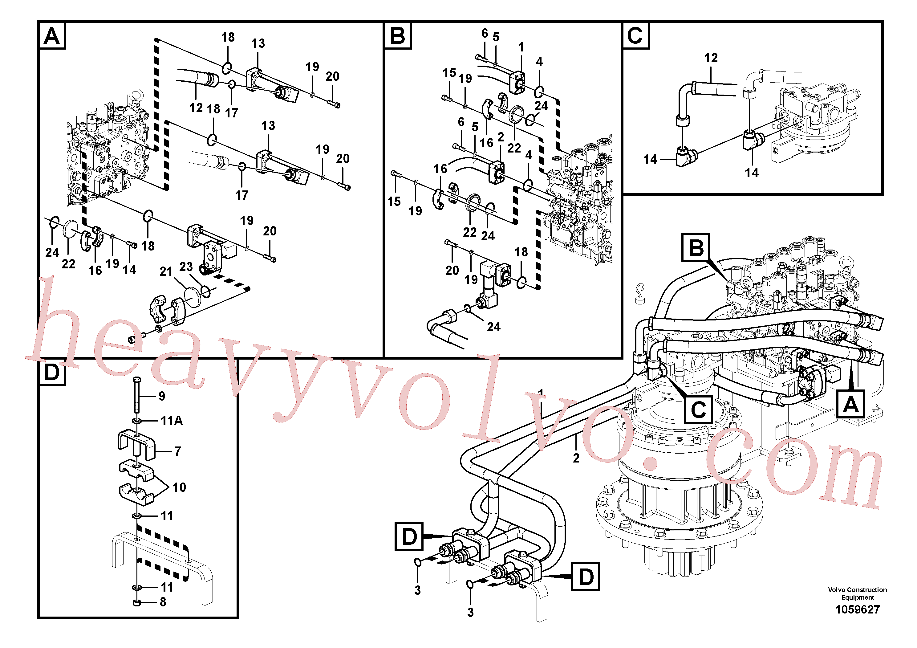 Volvo Assembly VOE14560693 Pipe for sale
