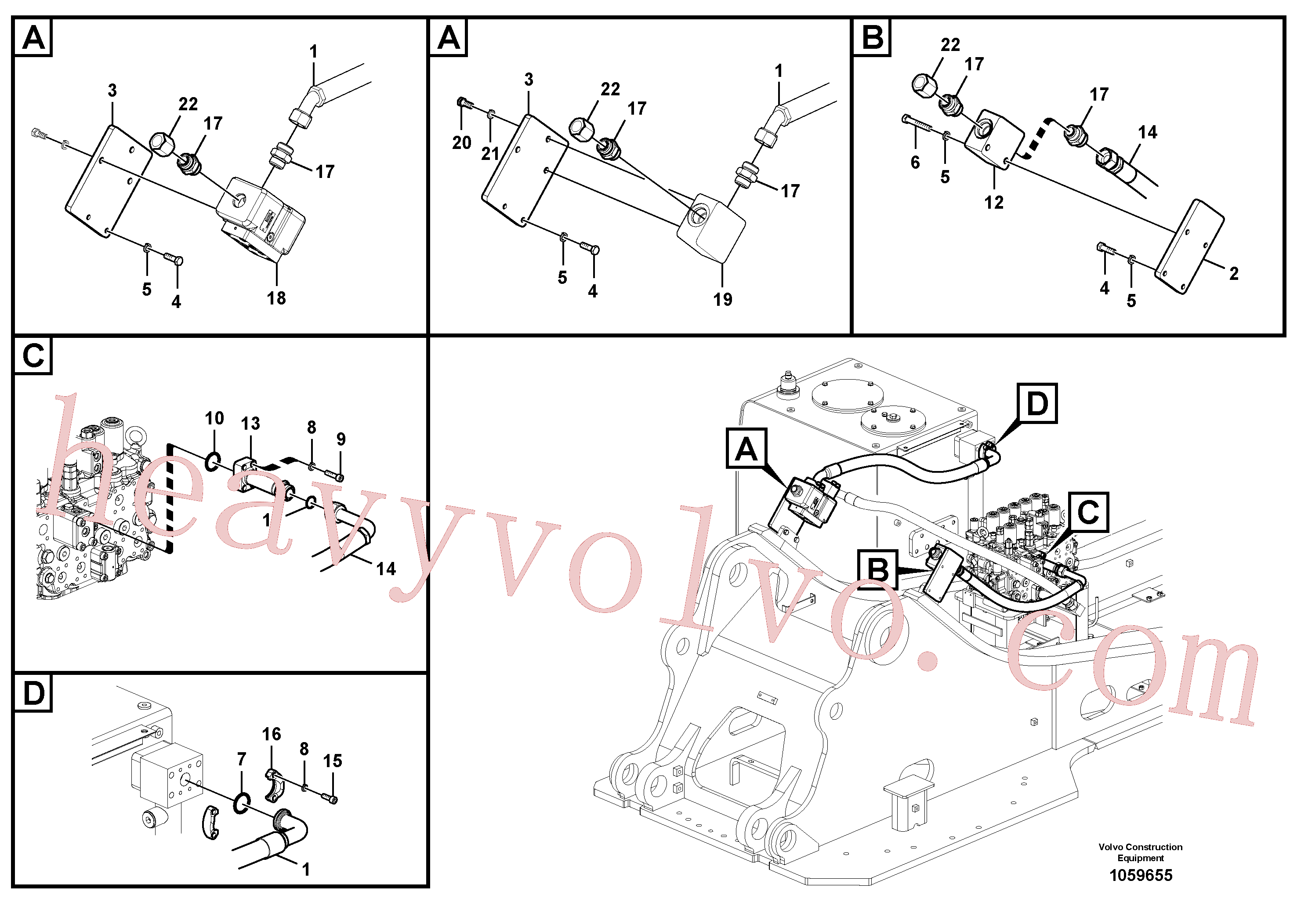 VOE14511486 Bracket for Volvo Excavator spare