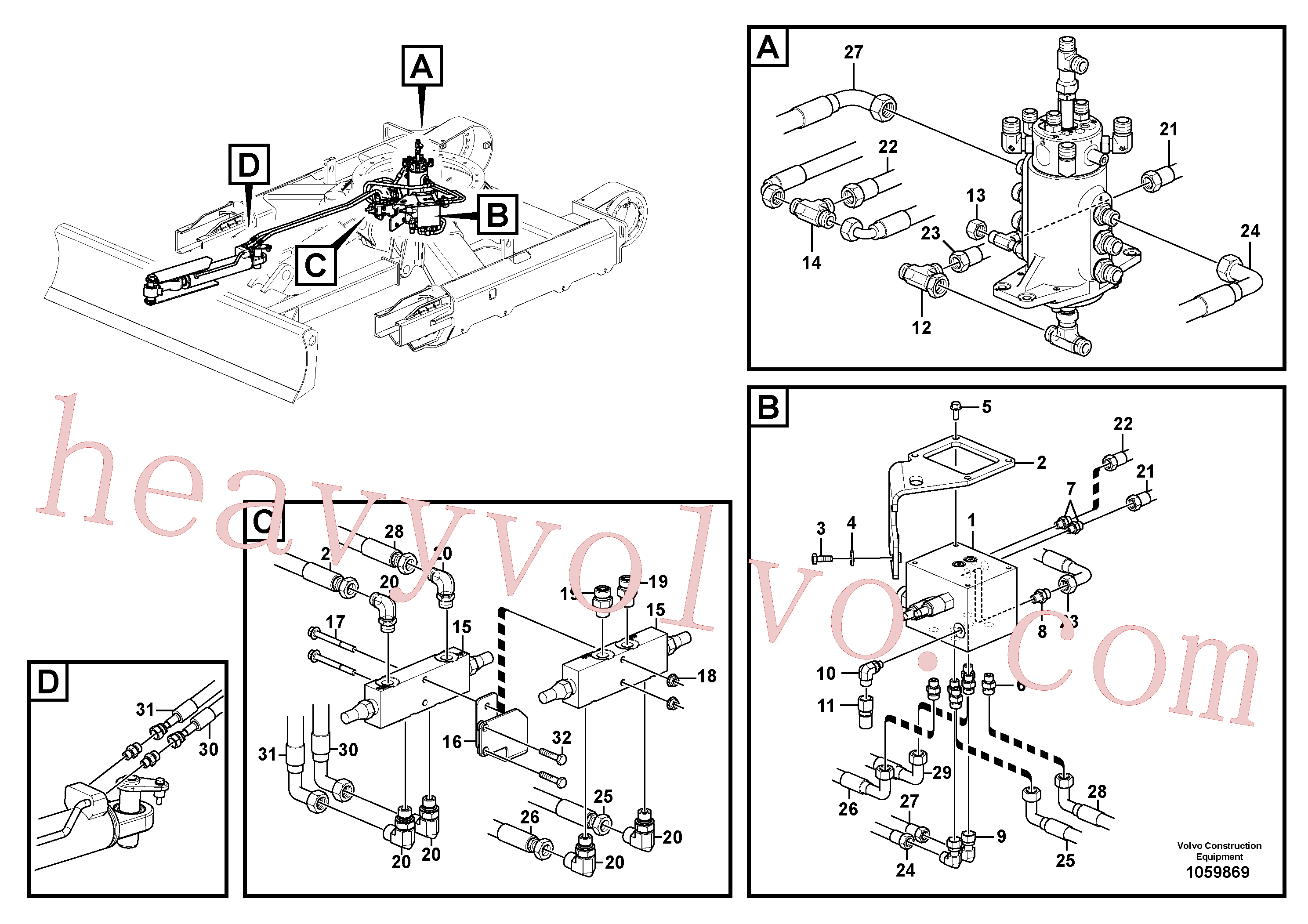 Volvo VOE11802194 Hydraulic valve aftermarket part for sale