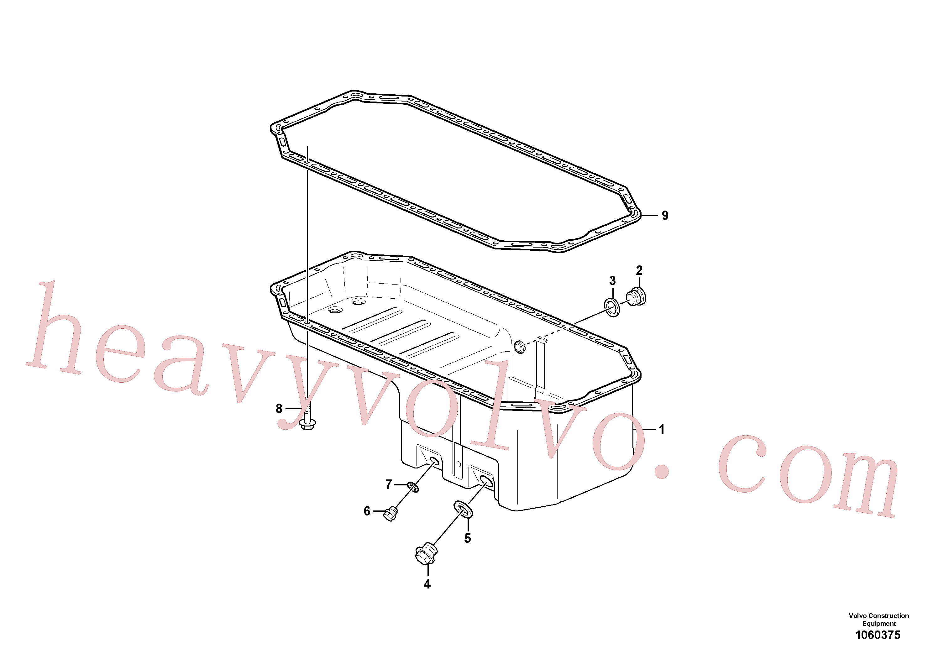 VOE20542740 Plane gasket, Seal for Volvo Excavator Parts