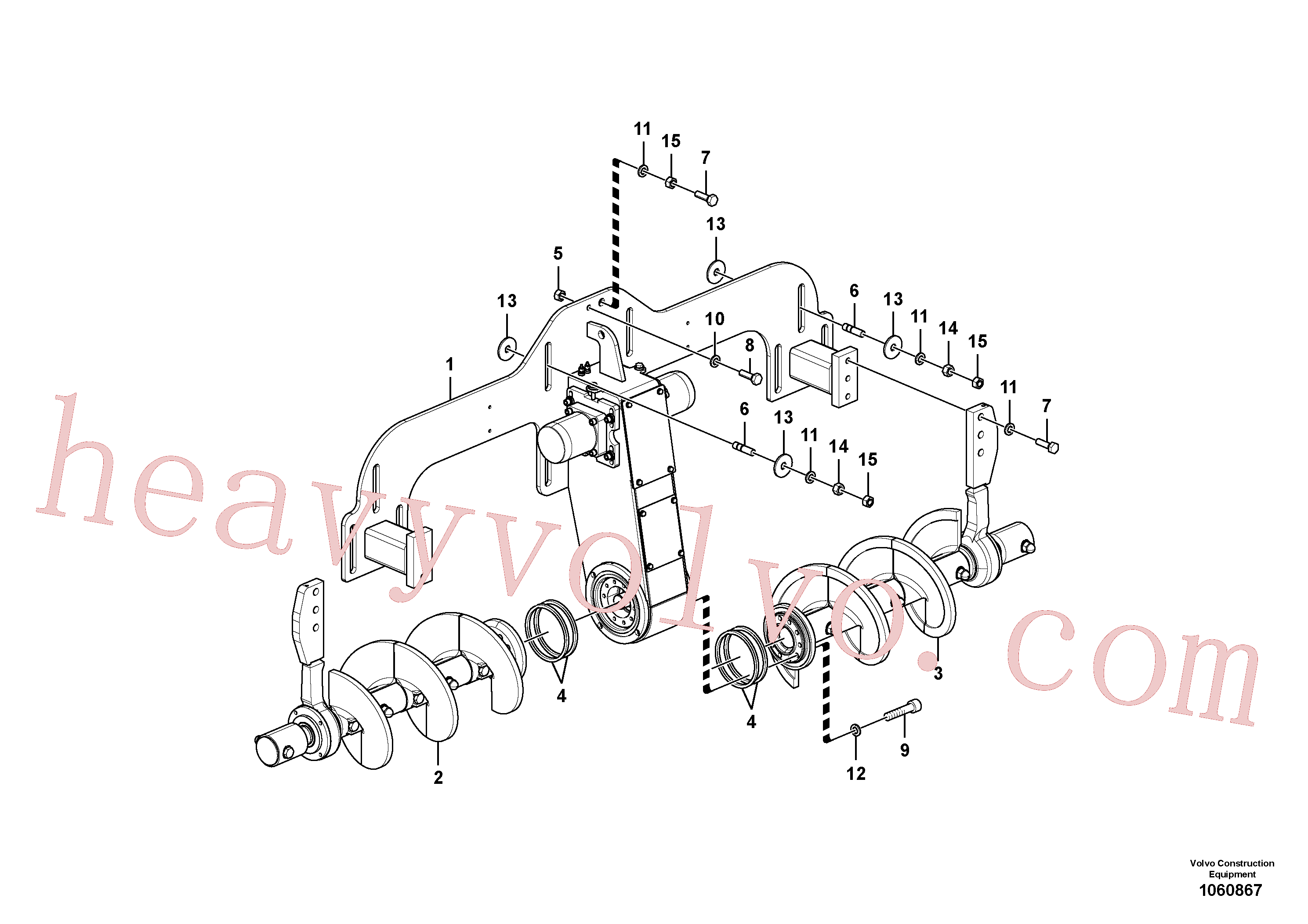 China Made RM96723606 Stud parts for Volvo Excavator