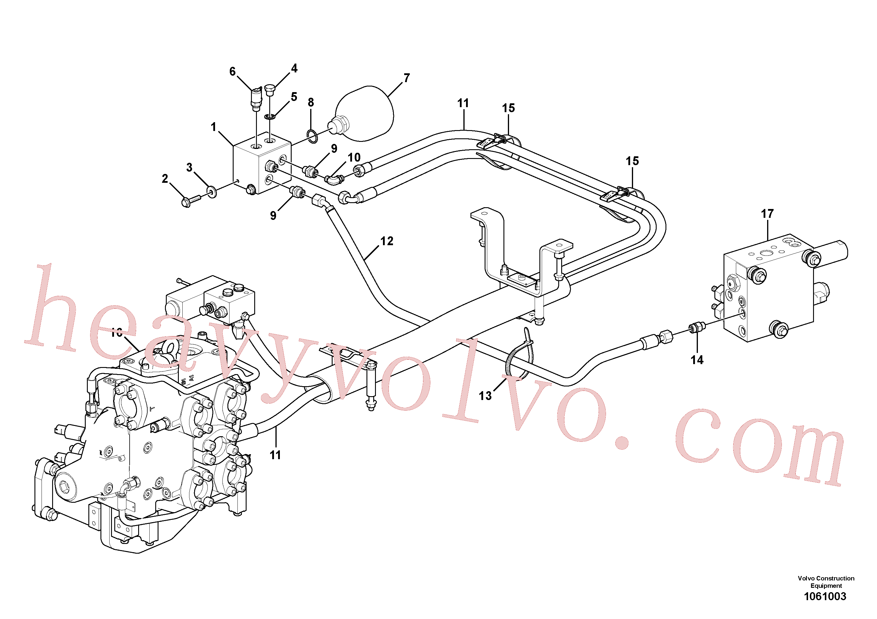 VOE936675 Rockmaster/1SC for Volvo Excavator spare